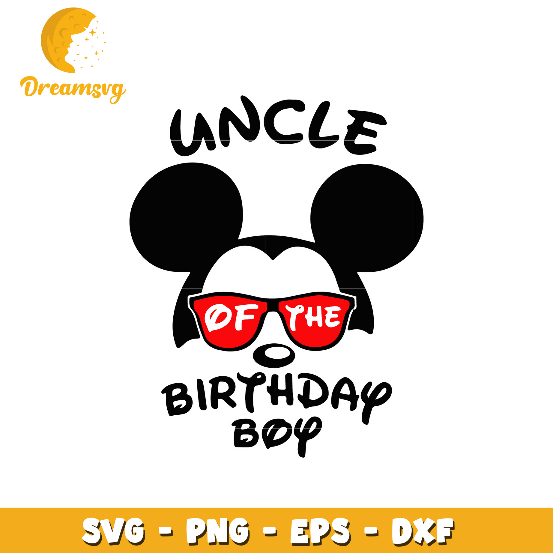 Disney uncle of the birthday boy svg