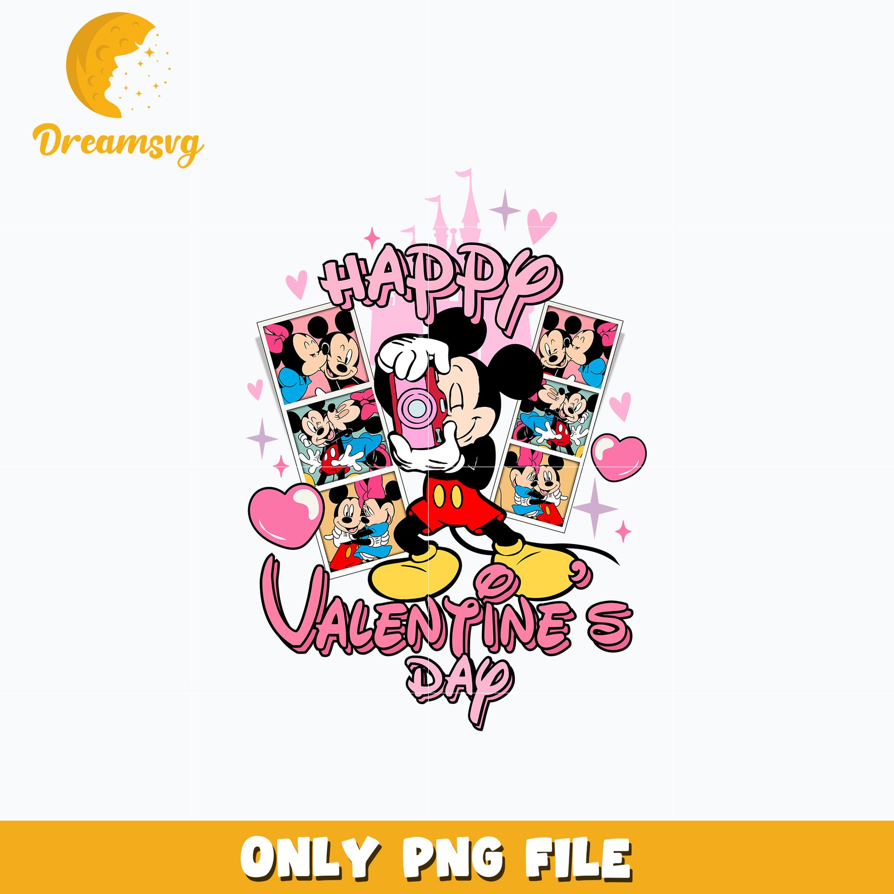 Mickey happy valentine day png