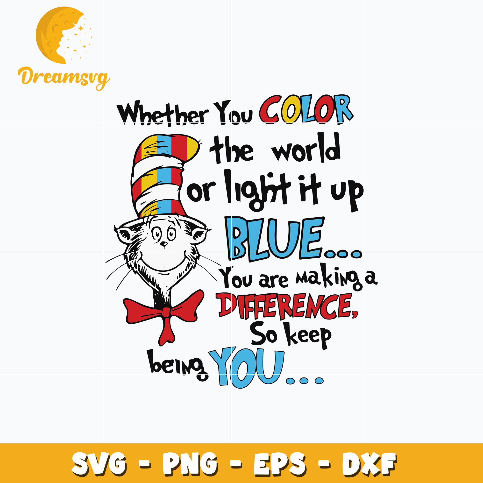 Dr seuss whether you color svg