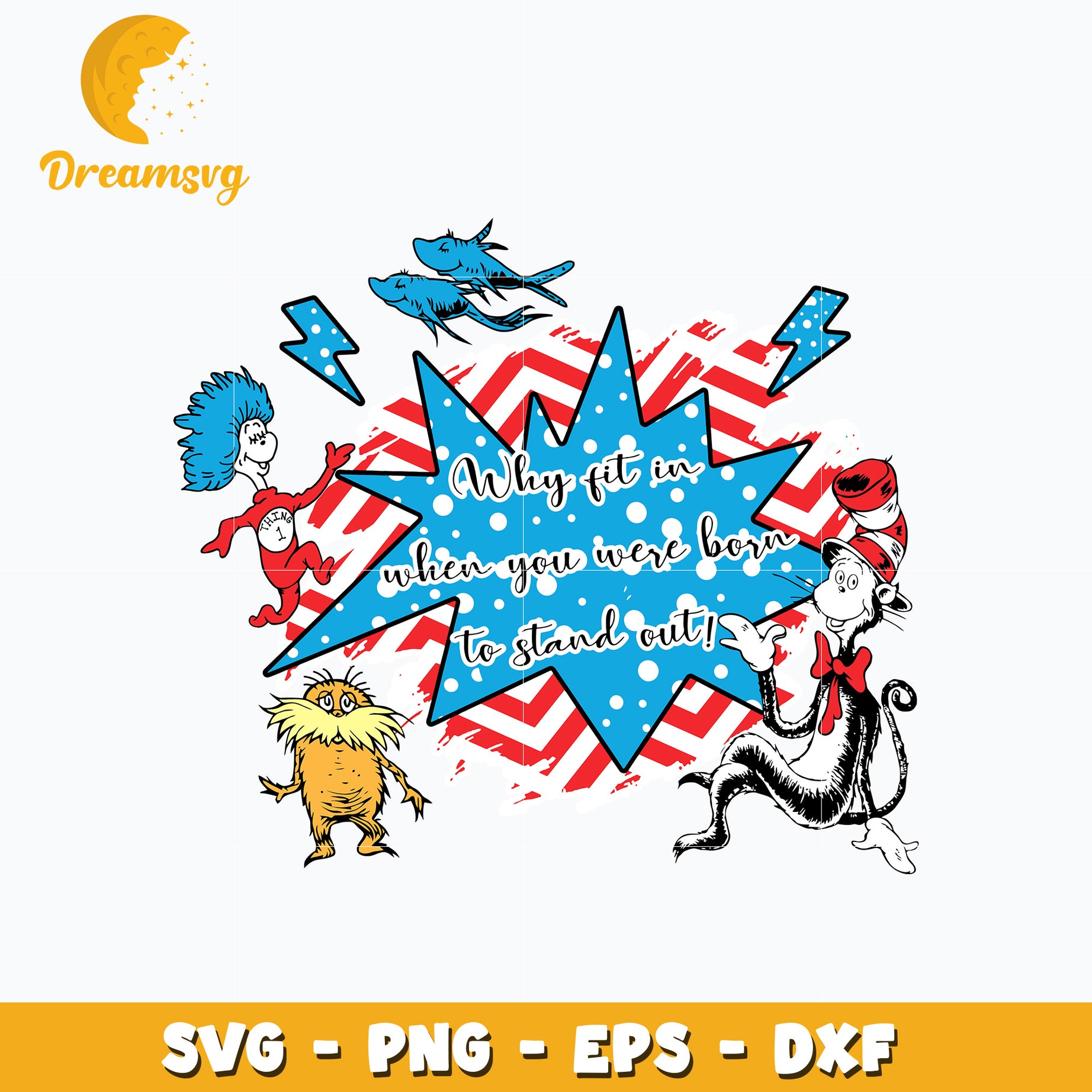 Dr seuss why fit in svg