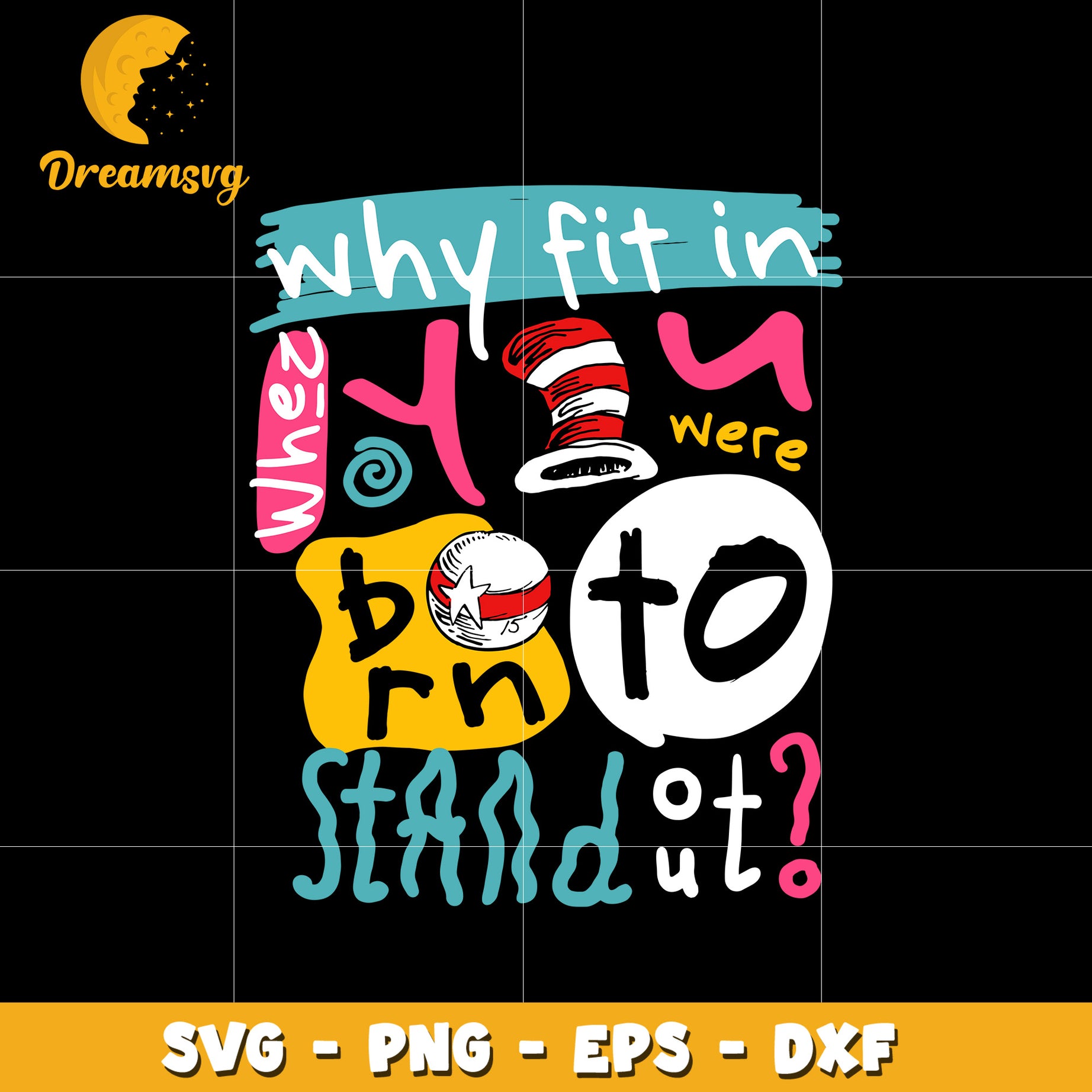 Dr Seuss why fit in svg