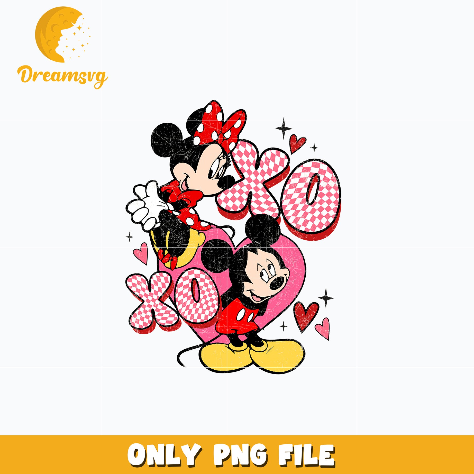 Mickey love xoxo valentine png