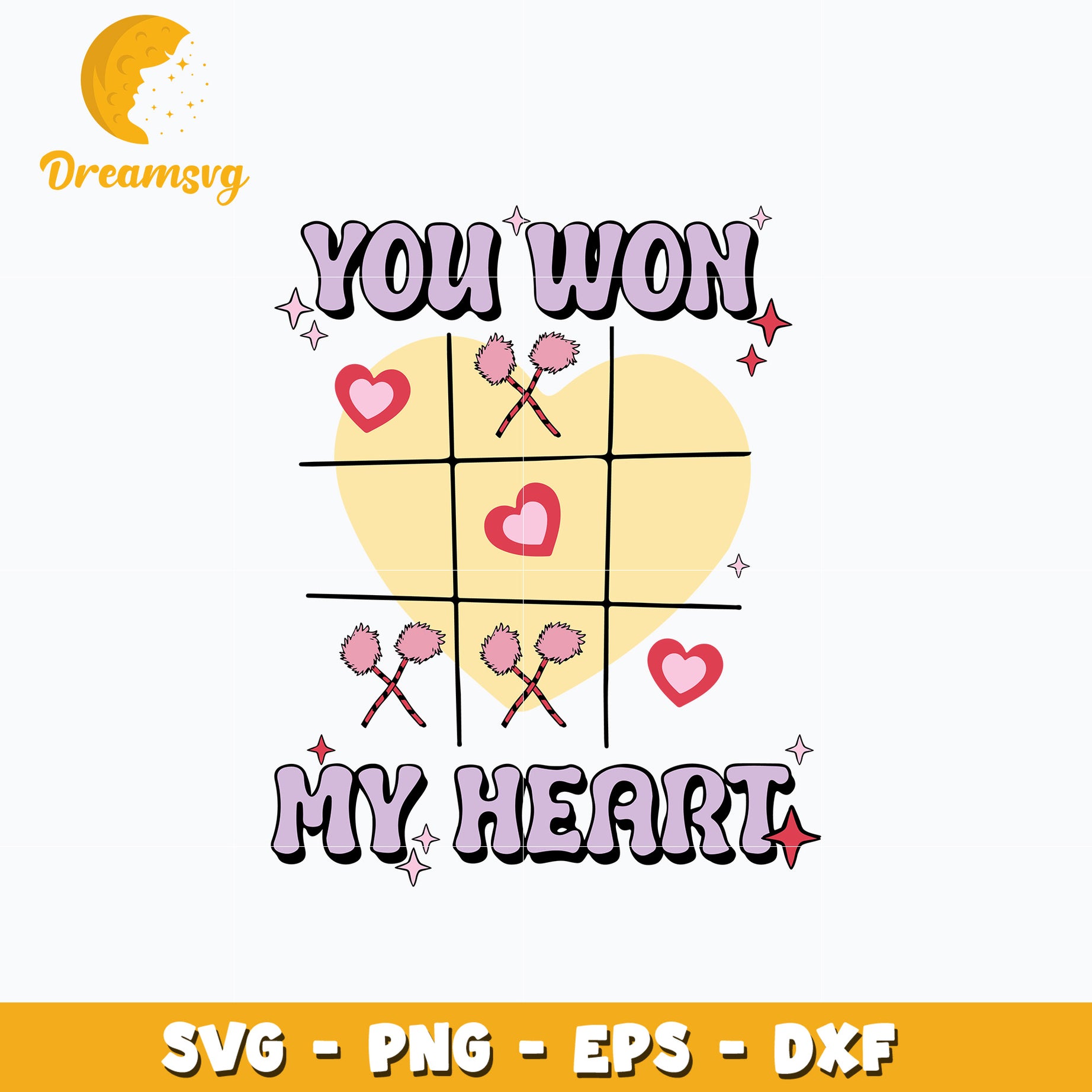 Dr Seuss you won my heart valentine svg