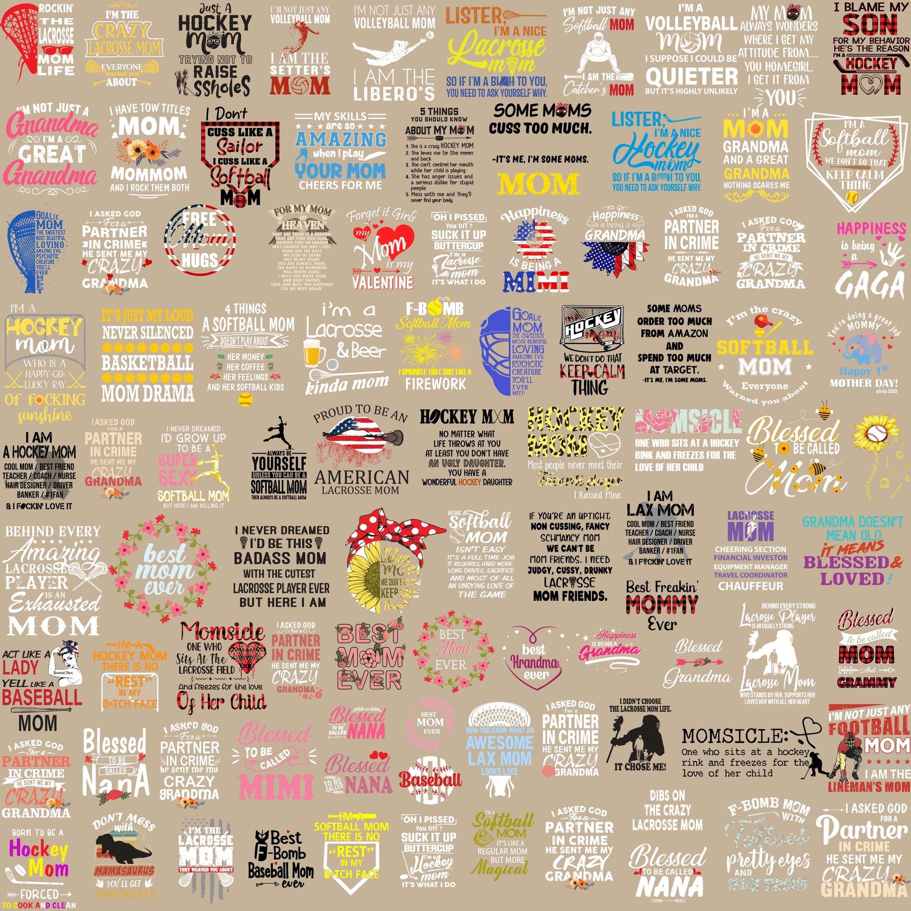 5000+ Mothers Day SVG Bundle, Mom SVG Bundle, Gifts for Mom Commercial Use SVG Cut File for Cricut or Silhouette, Farmhouse, Quotes, Sentimental