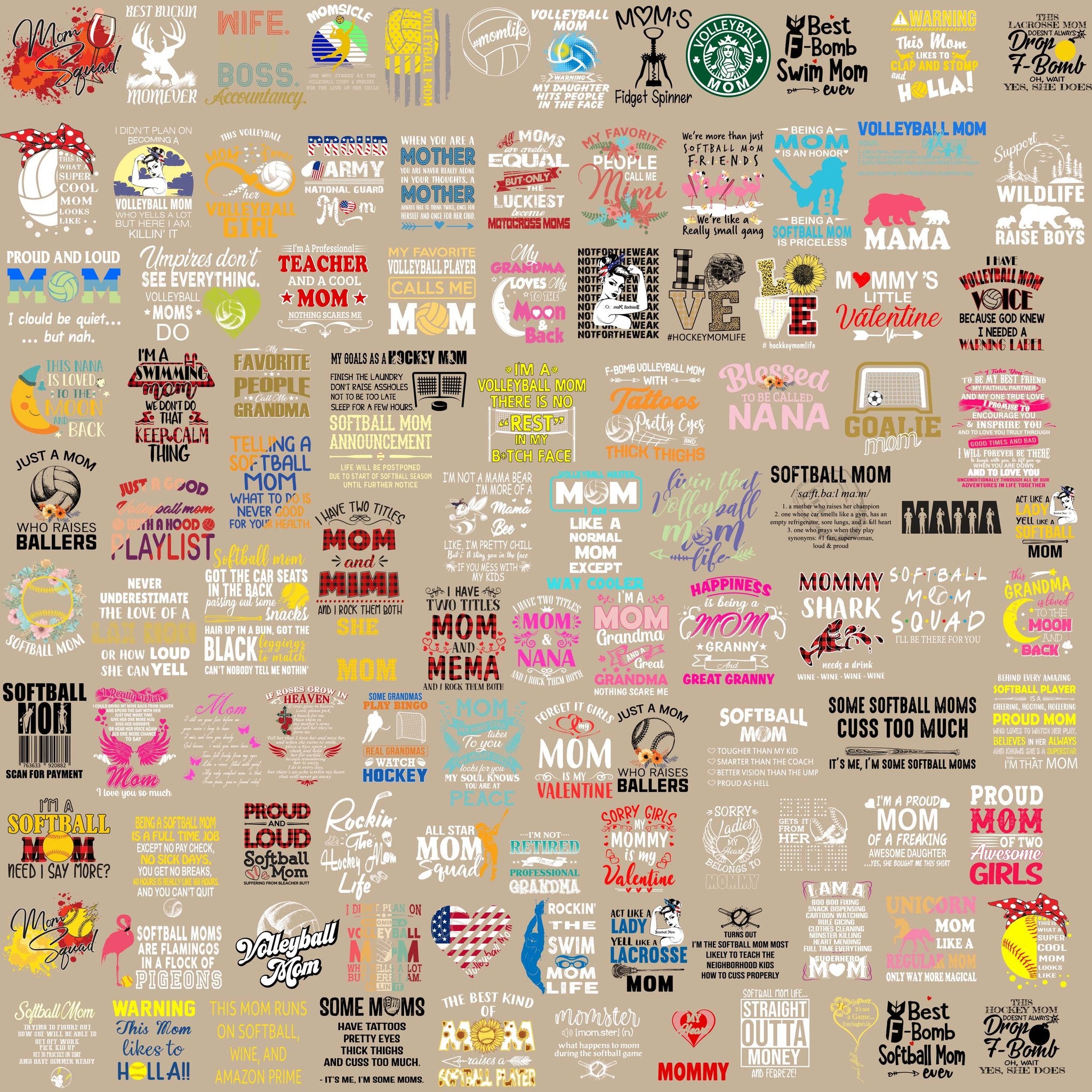 5000+ Mothers Day SVG Bundle, Mom SVG Bundle, Gifts for Mom Commercial Use SVG Cut File for Cricut or Silhouette, Farmhouse, Quotes, Sentimental