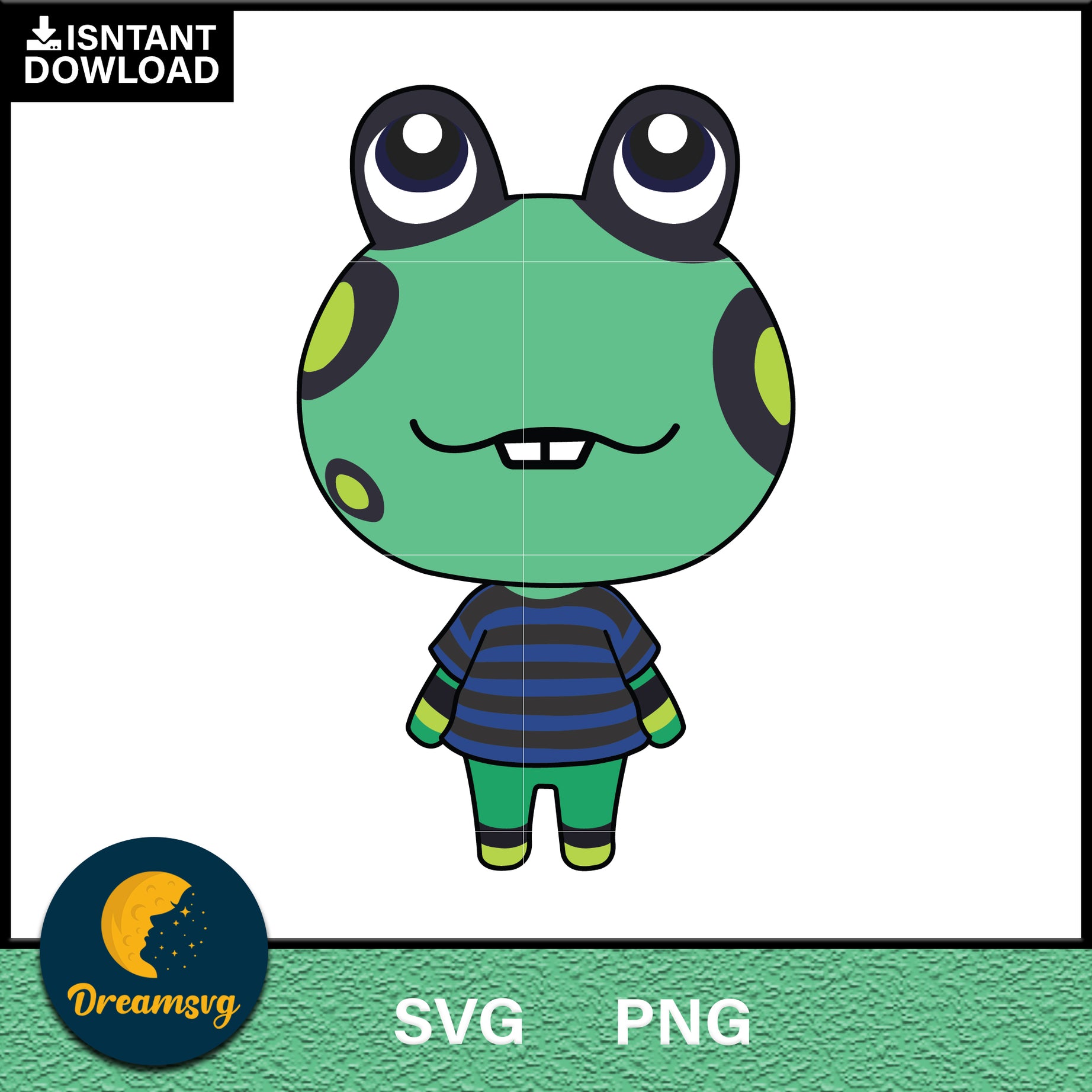 Frobert Animal Crossing Svg, Animal Crossing Svg, Animal Crossing Png, Cartoon svg, svg, png digital file