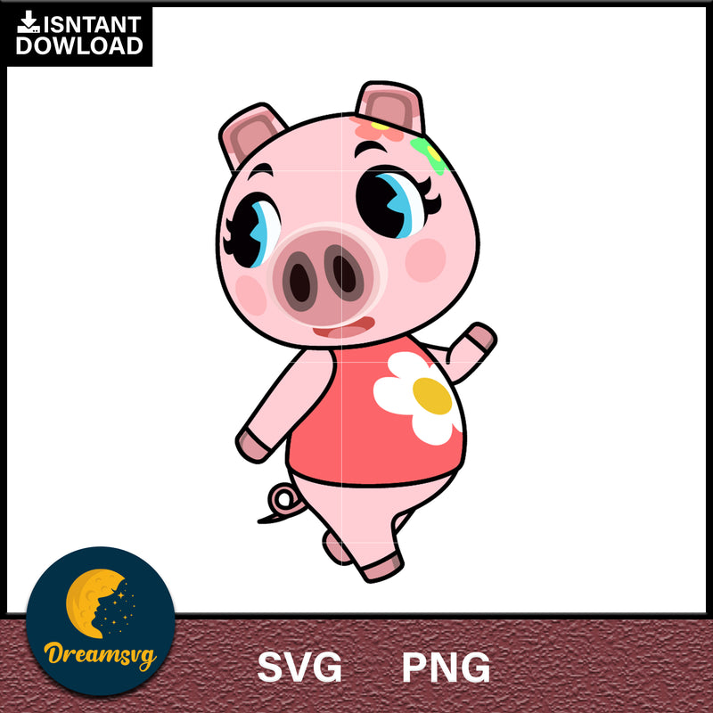 Gala Animal Crossing Svg, Animal Crossing Svg, Animal Crossing Png, Cartoon svg, svg, png digital file