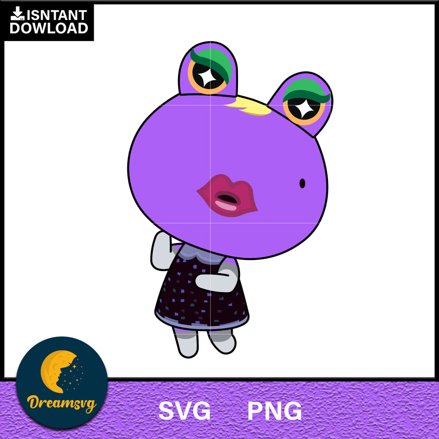 Gigi Animal Crossing Svg, Animal Crossing Svg, Animal Crossing Png, Cartoon svg, svg, png digital file
