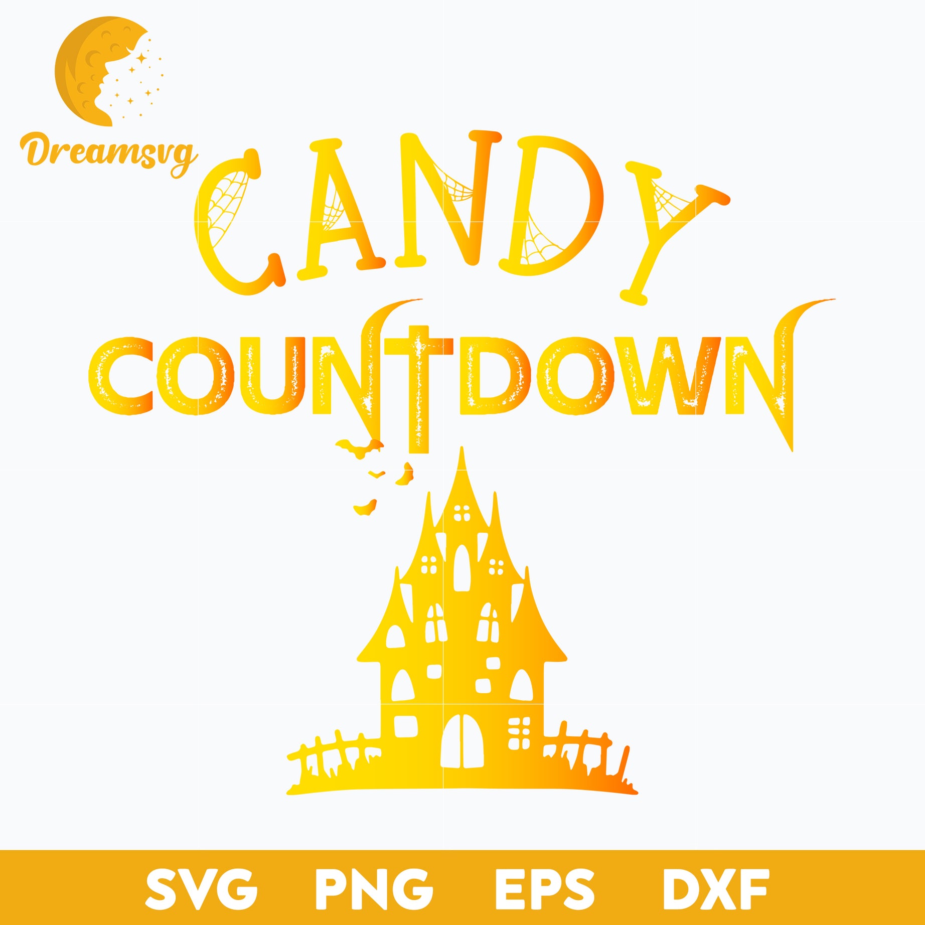 Candy countdown svg, Halloween svg, png, dxf, eps digital file.