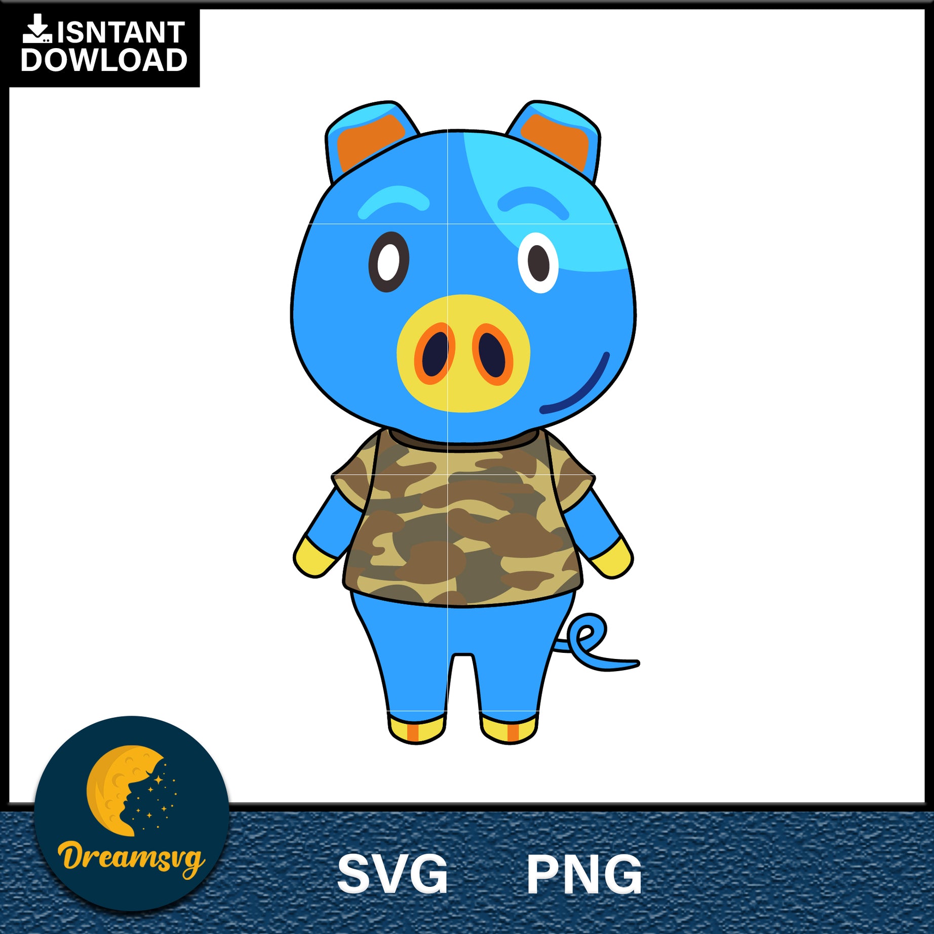 Hugh Animal Crossing Svg, Animal Crossing Svg, Animal Crossing Png, Cartoon svg, svg, png digital file