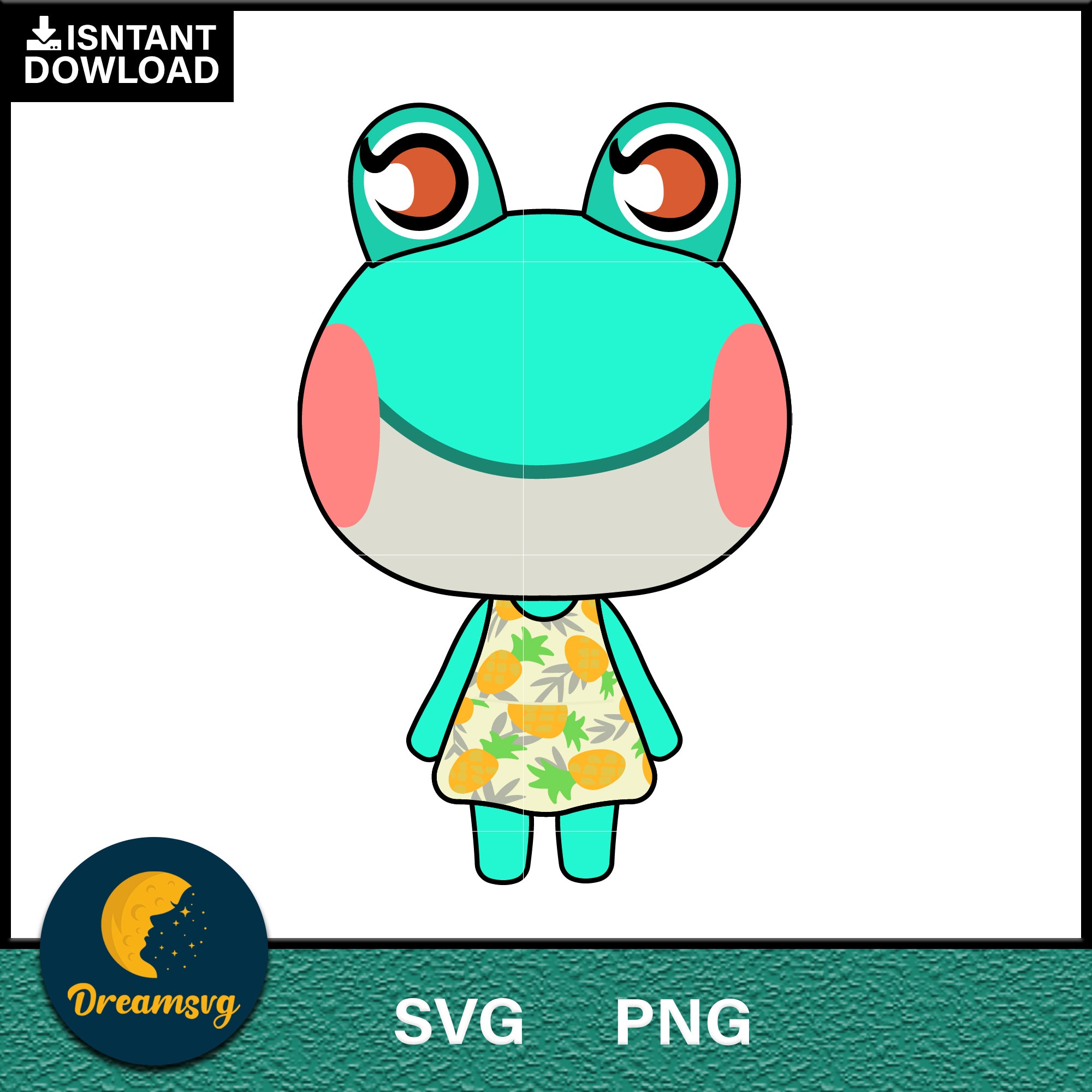 Lily Animal Crossing Svg, Animal Crossing Svg, Animal Crossing Png, Cartoon svg, svg, png digital file