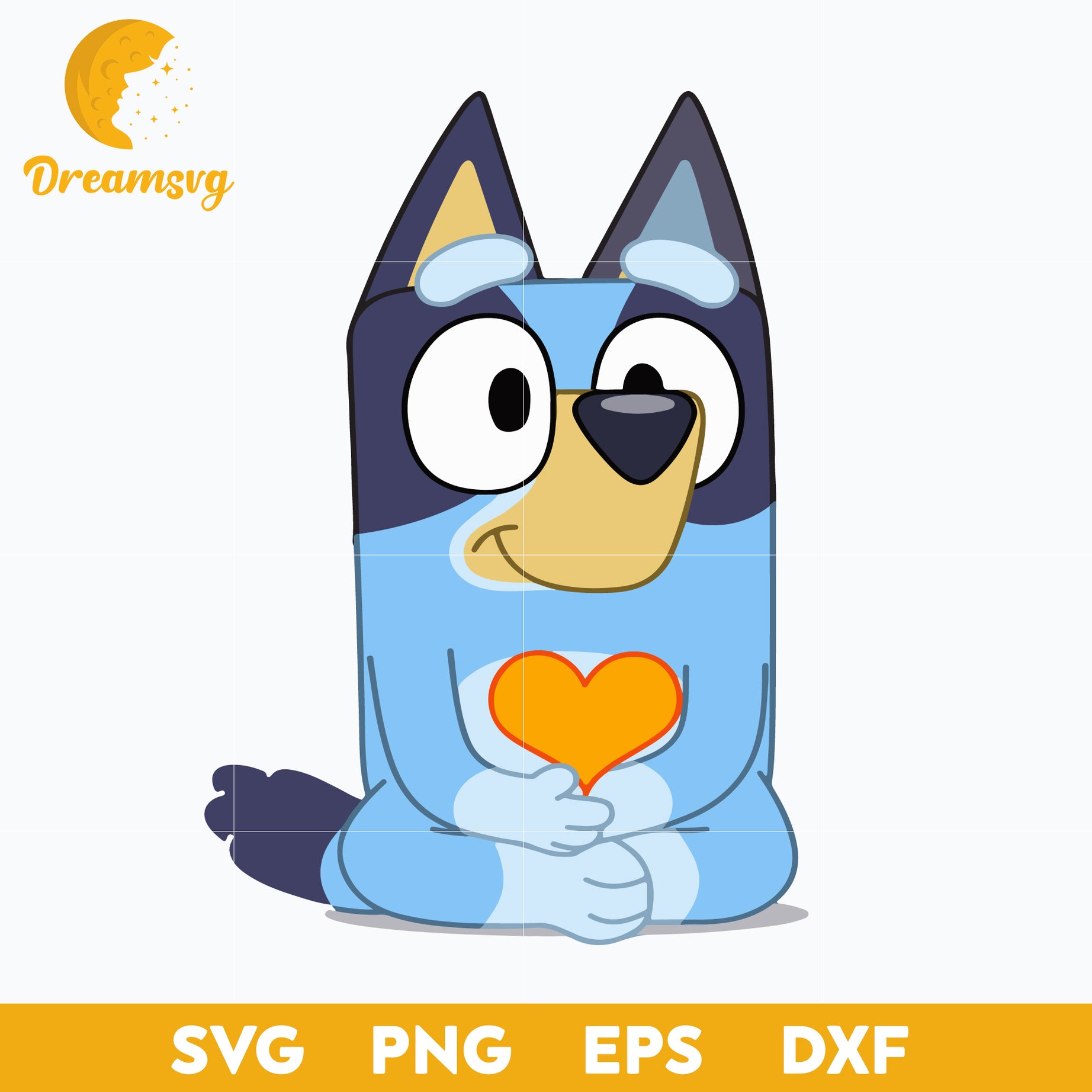 Bluey Svg, Bluey character svg, Bluey Cartoon svg, cartoon svg, png, dxf, eps digital file.