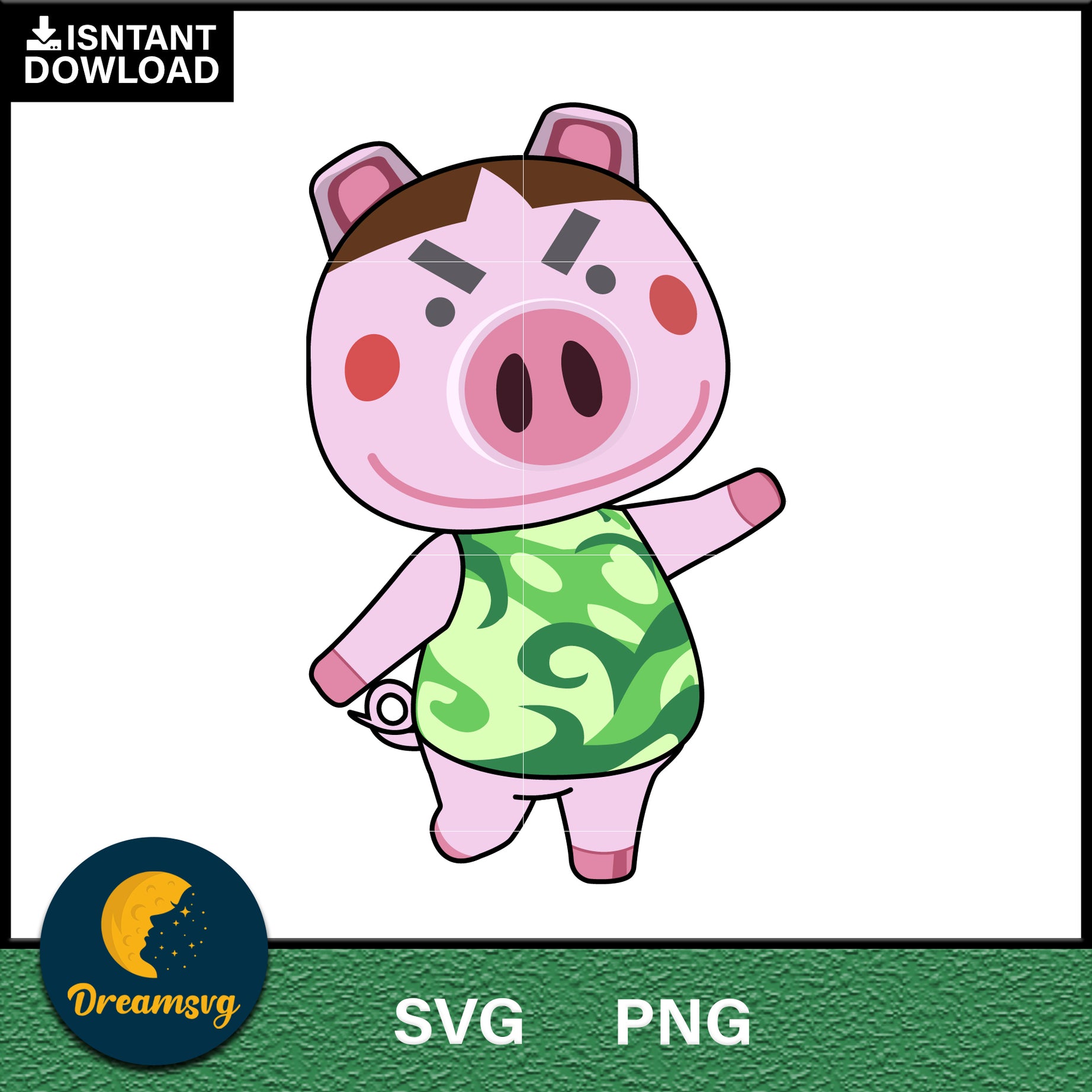 Truffles Animal Crossing Svg, Animal Crossing Svg, Animal Crossing Png, Cartoon svg, svg, png digital file