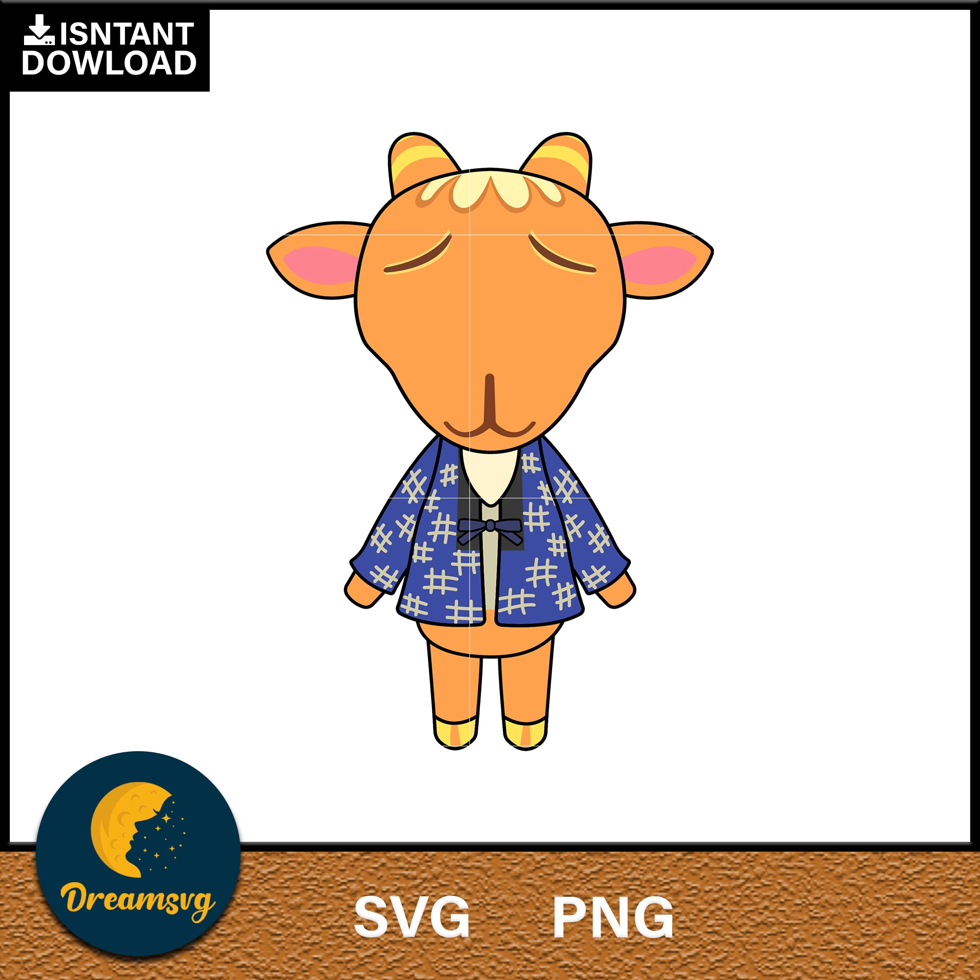 Billy Animal Crossing Svg, Animal Crossing Svg, Animal Crossing Png, Cartoon svg, svg, png digital file