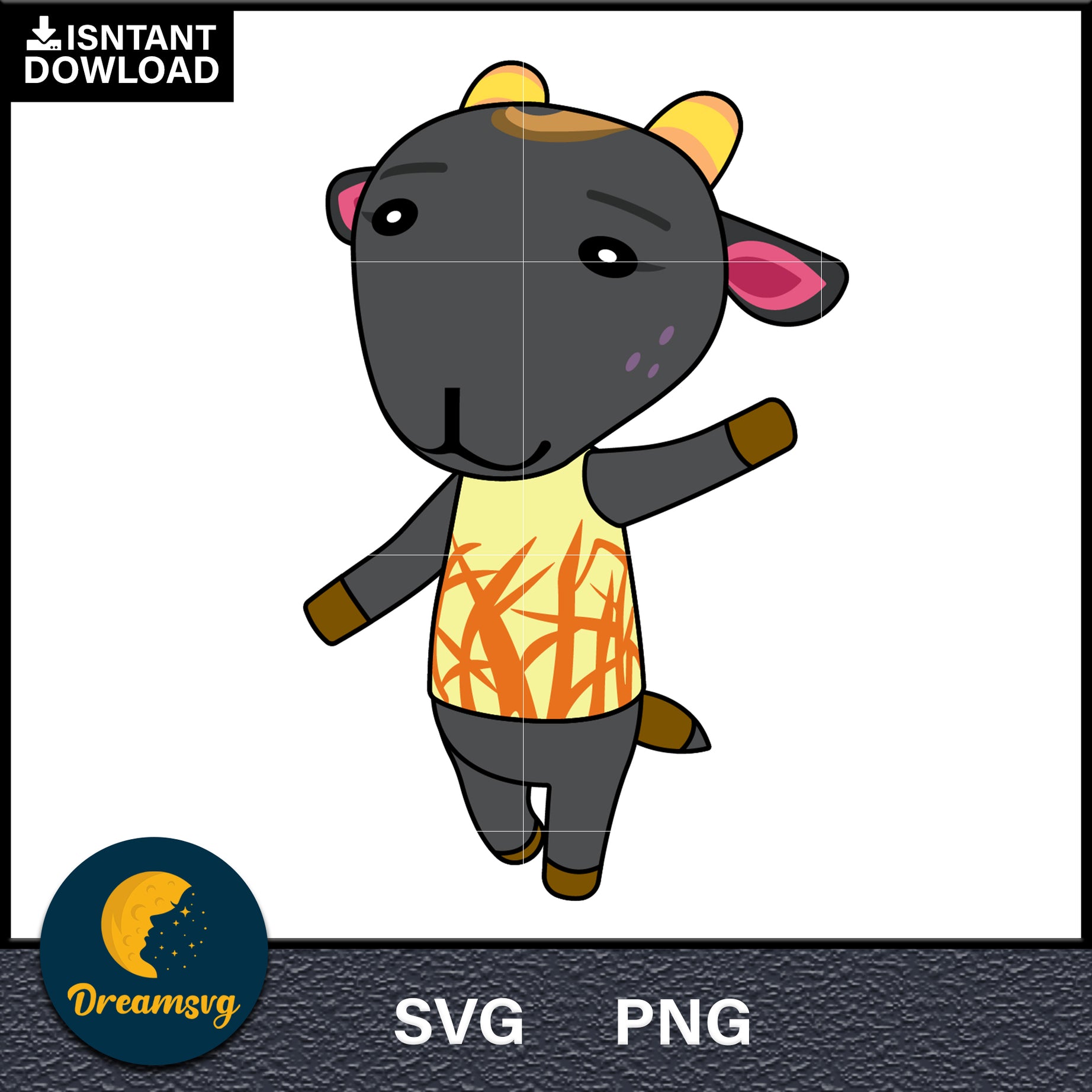 Nan Animal Crossing Svg, Animal Crossing Svg, Animal Crossing Png, Cartoon svg, svg, png digital file