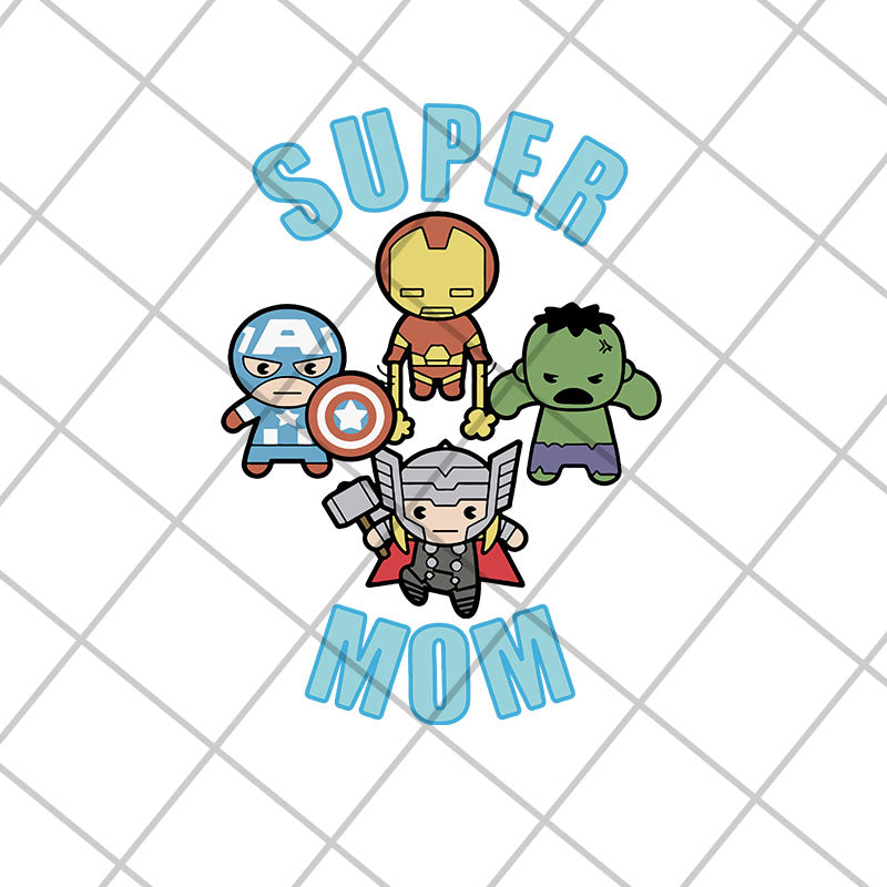 Marvel Juniors Mothers Day Super Mom svg, Mother's day svg, eps, png, dxf digital file MTD26042112