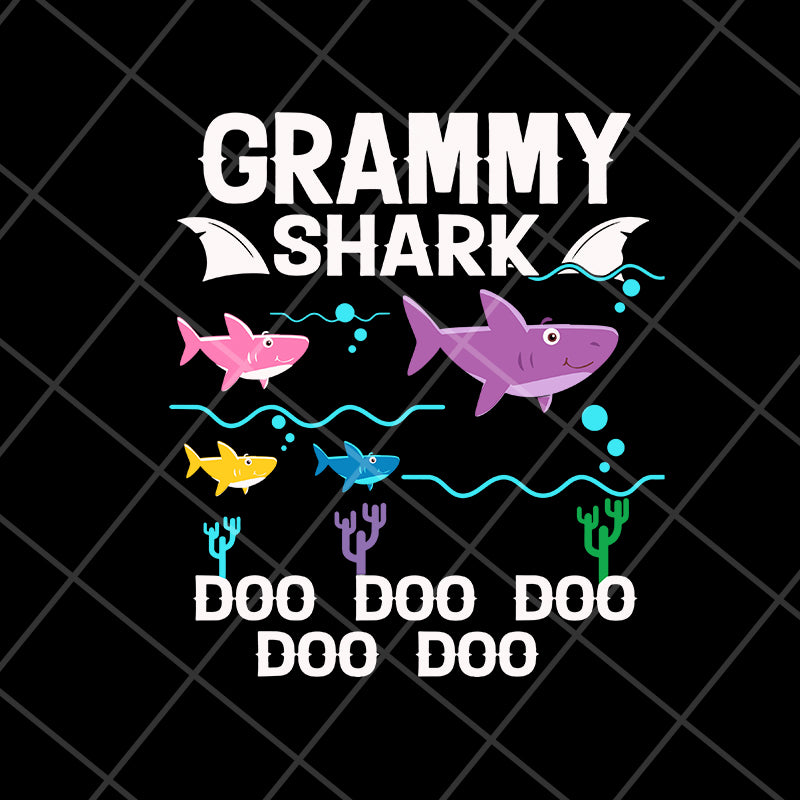 Grammy Shark Mothers Day svg, Mother's day svg, eps, png, dxf digital file MTD04042127
