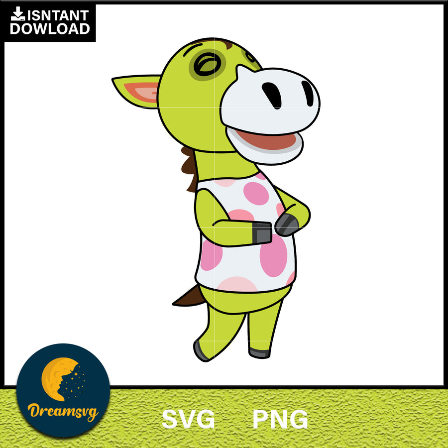 Clyde Animal Crossing Svg, Animal Crossing Svg, Animal Crossing Png, Cartoon svg, svg, png digital file