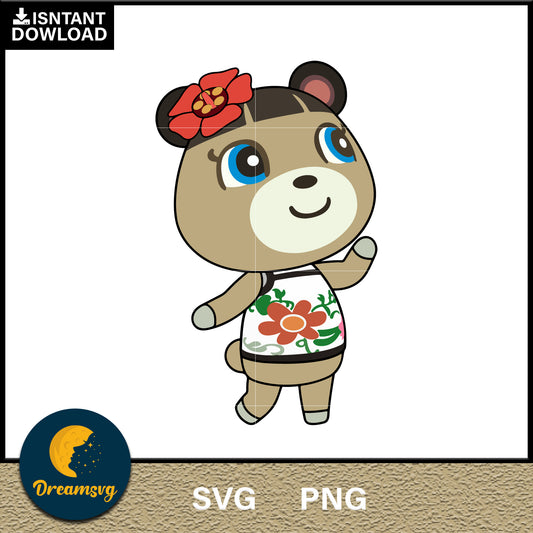 June Animal Crossing Svg, Animal Crossing Svg, Animal Crossing Png, Cartoon svg, svg, png digital file