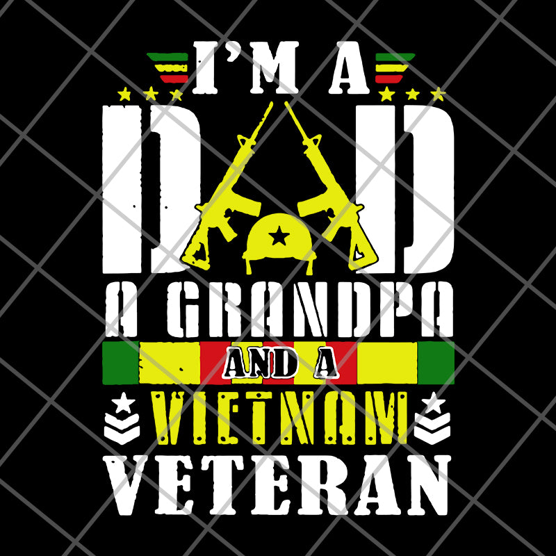 I'm a dad a grandpa svg, png, dxf, eps digital file FTD03062110