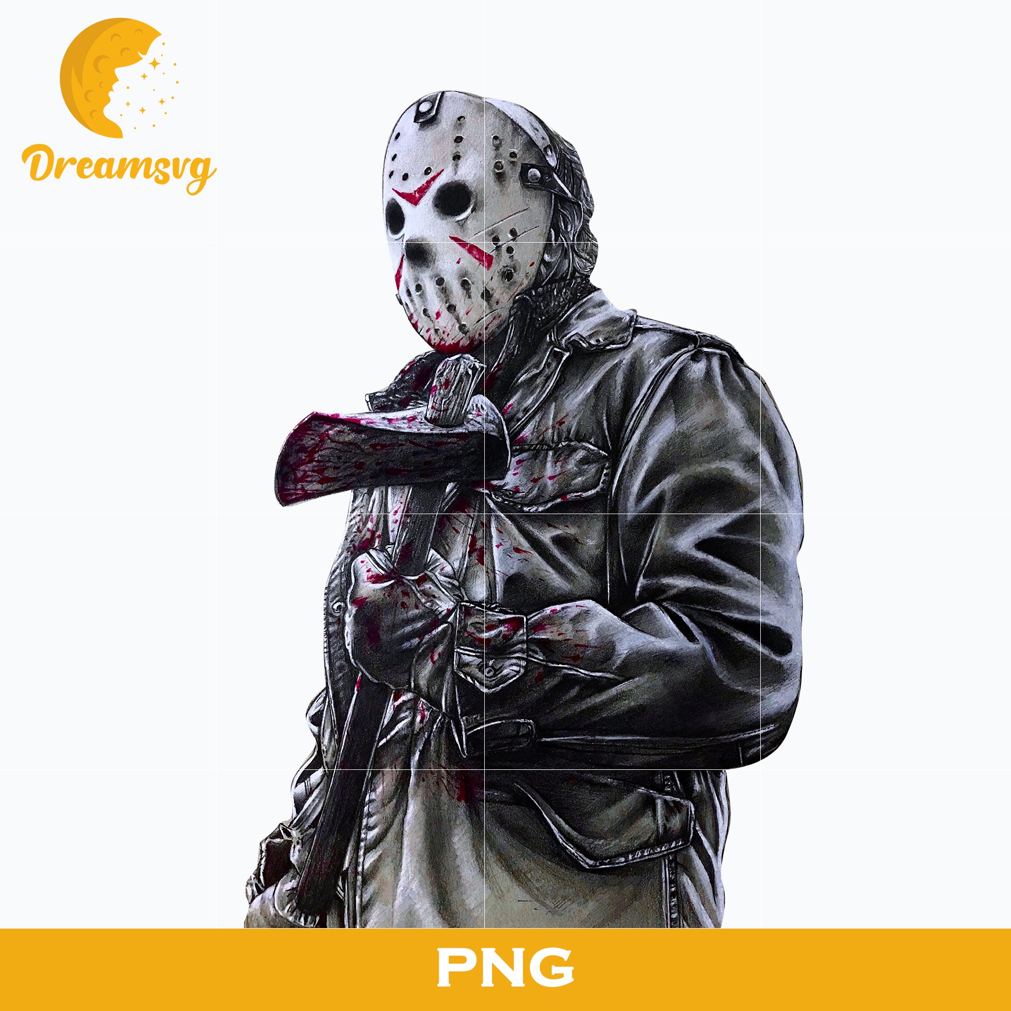 Jason Voorhess PNG, Jason Voorhess Halloween, Scary Halloween, Horror Characters, Halloween svg, png digital file.