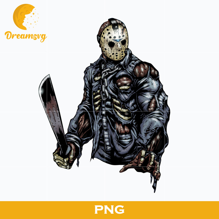Jason Voorhess PNG, Jason Voorhess Halloween, Scary Halloween, Horror Characters, Halloween svg, png digital file.