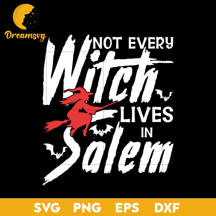 Not Every Witch Likes In Salem Svg, Halloween svg, png, dxf, eps digital file.