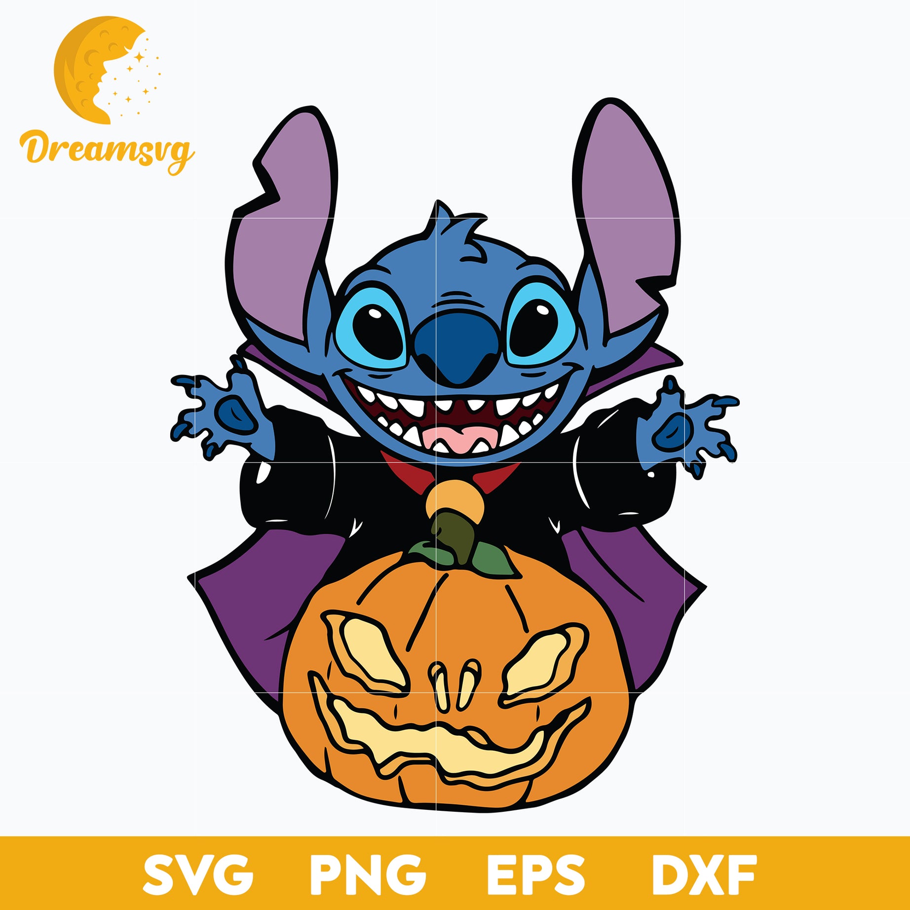 Stitch Halloween Svg, Stitch Svg, Halloween Svg, png, dxf, eps digital file.