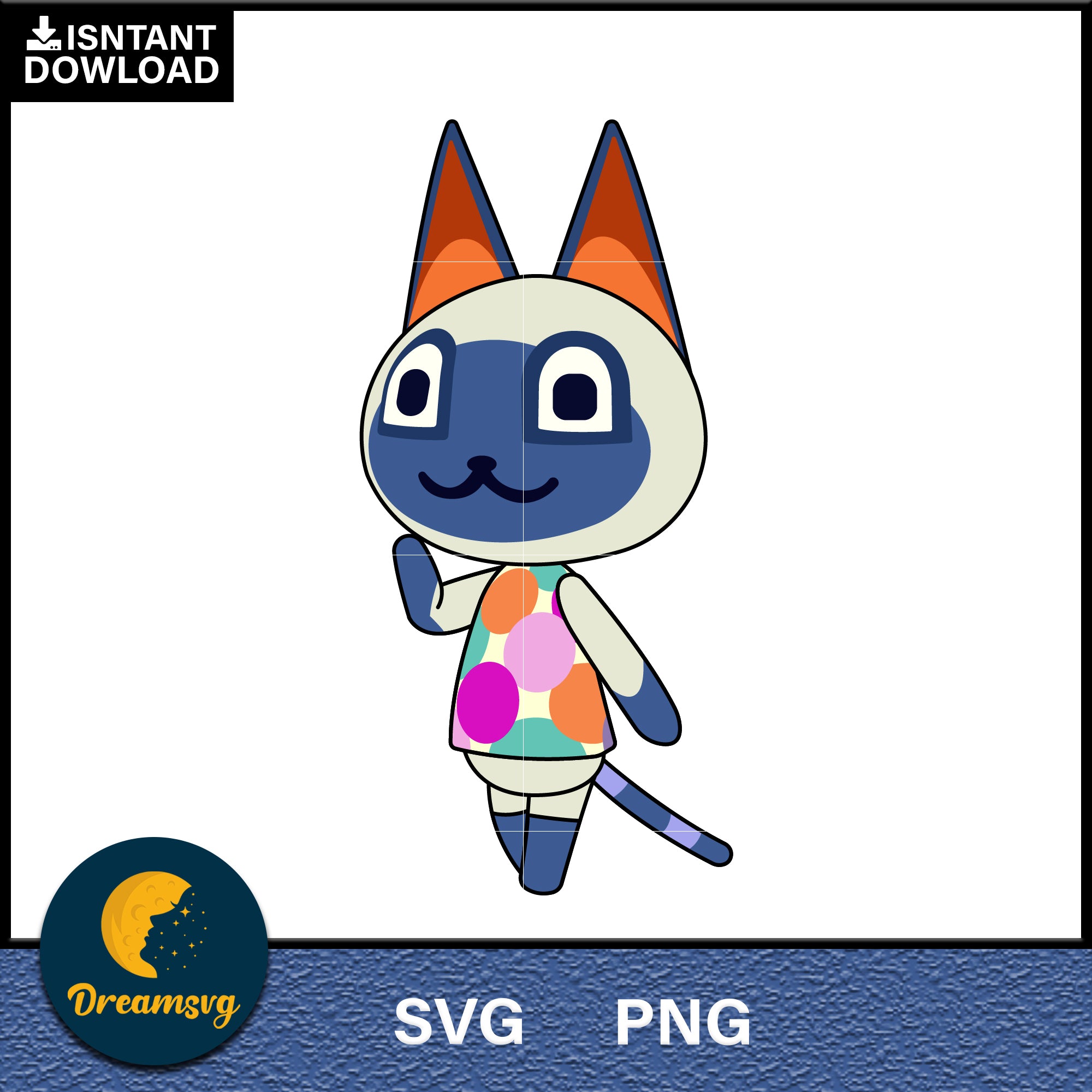 Mitzi Animal Crossing Svg, Animal Crossing Svg, Animal Crossing Png, Cartoon svg, svg, png digital file