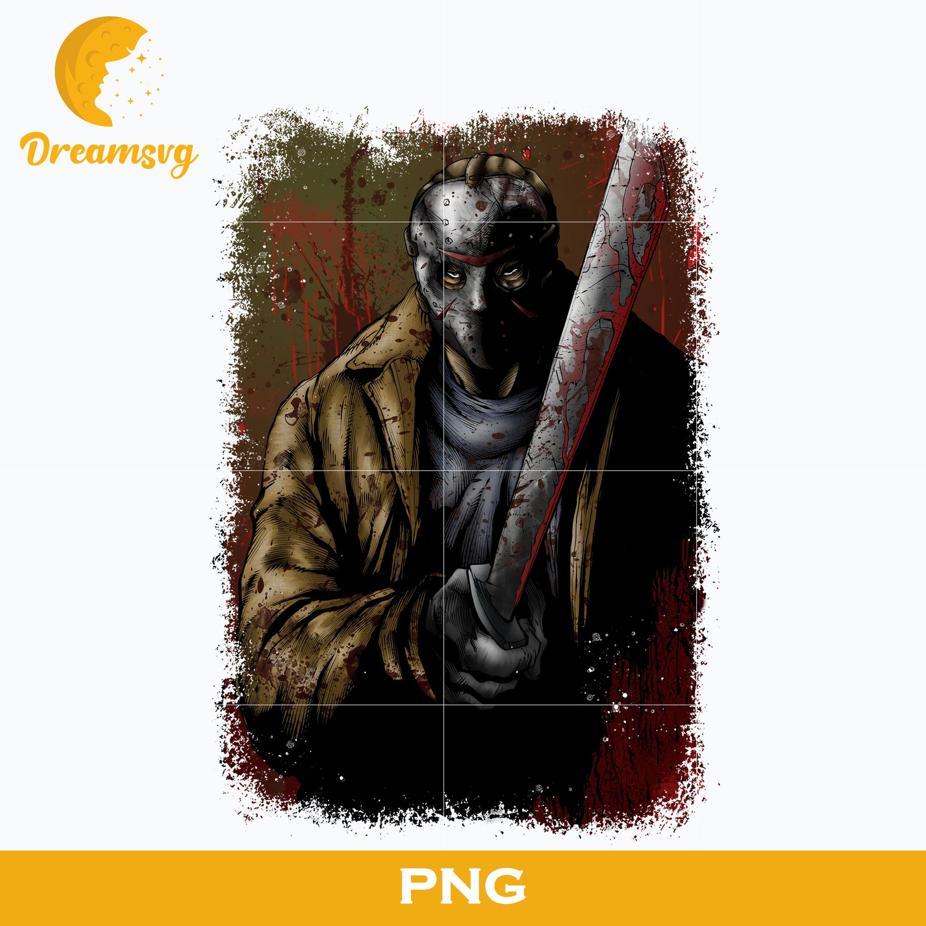 Jason Voorhess PNG, Jason Voorhess Halloween, Scary Halloween, Horror Characters, Halloween svg, png digital file.