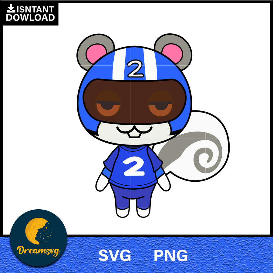 Agent S Animal Crossing Svg, Animal Crossing Svg, Animal Crossing Png, Cartoon svg, svg, png digital file