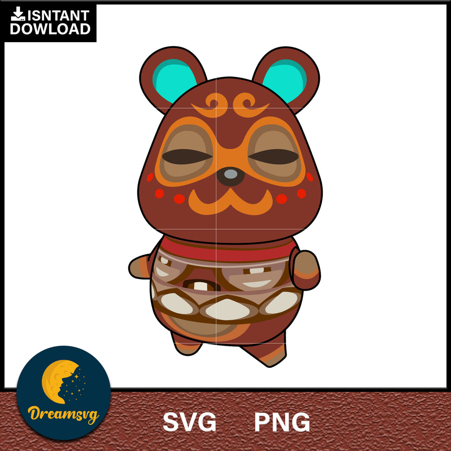 Clay Animal Crossing Svg, Animal Crossing Svg, Animal Crossing Png, Cartoon svg, svg, png digital file