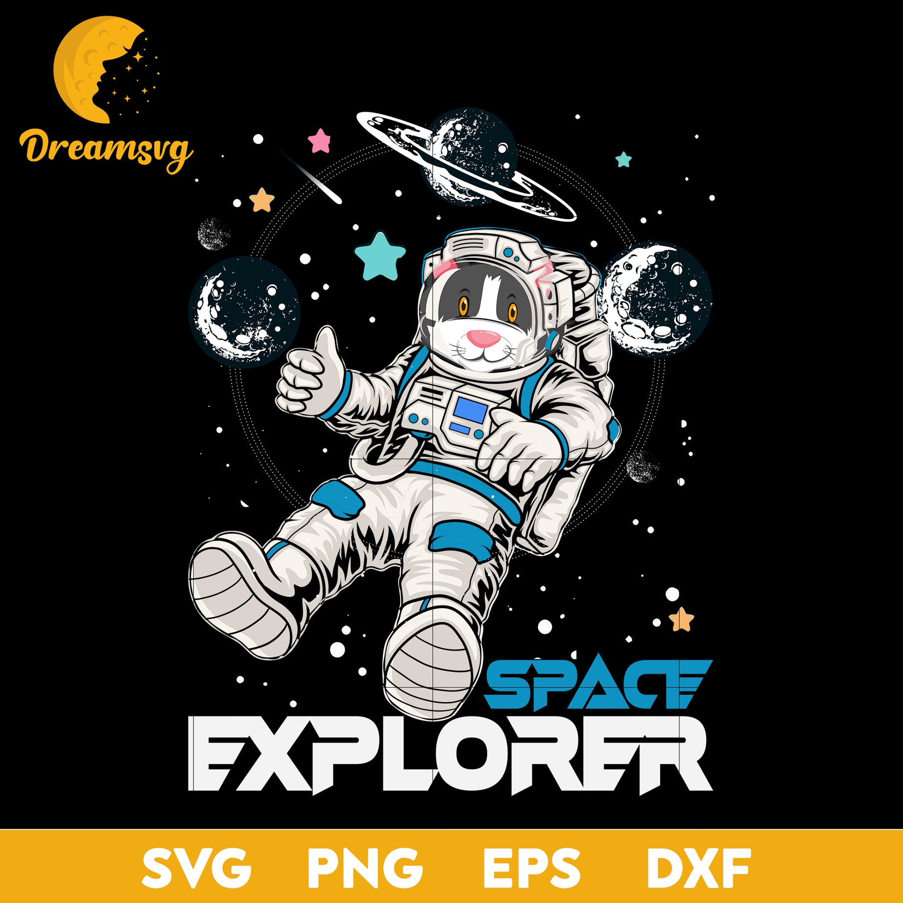 SPACE EXPLORER SVG, Halloween svg, png, dxf, eps digital file.