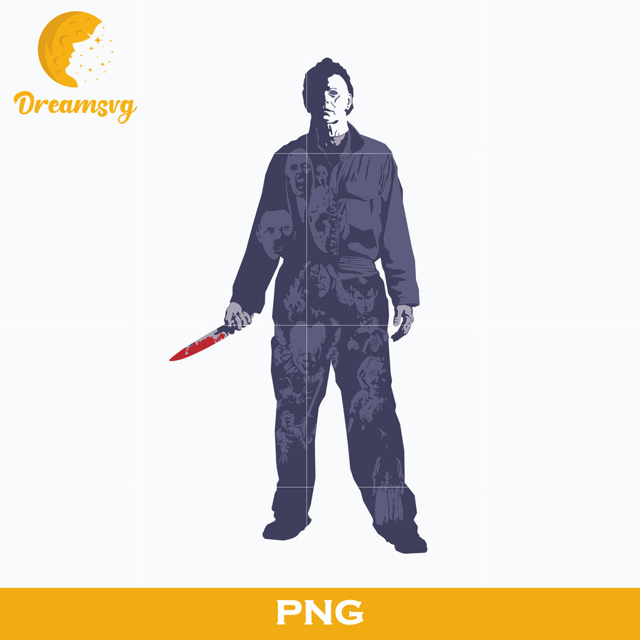 Michael Myers PNG, Michael Myers Halloween ,Scary Halloween, Horror Characters, Halloween svg, png digital file.