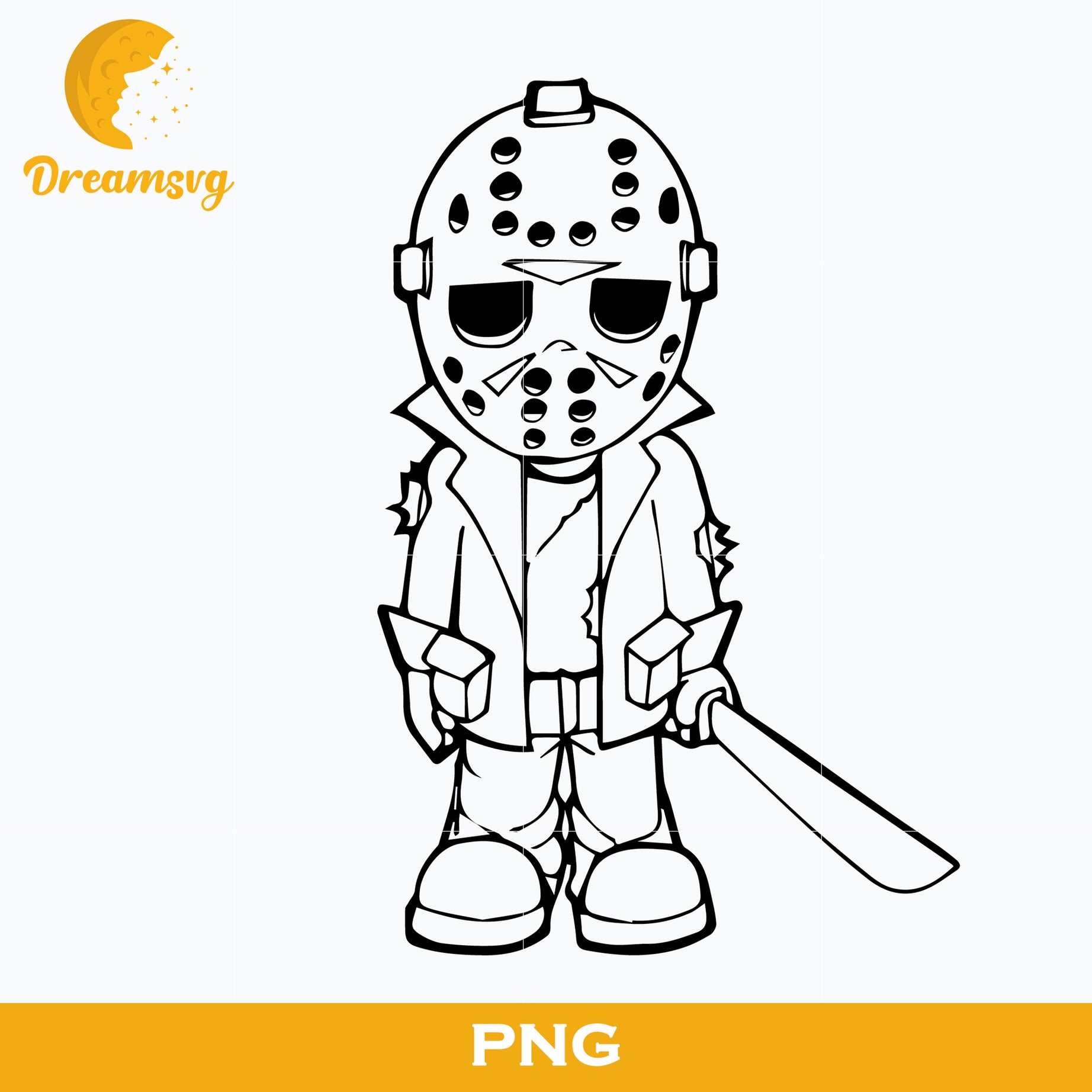 Jason Voorhess PNG, Jason Voorhess Halloween, Scary Halloween, Horror Characters, Halloween svg, png digital file.
