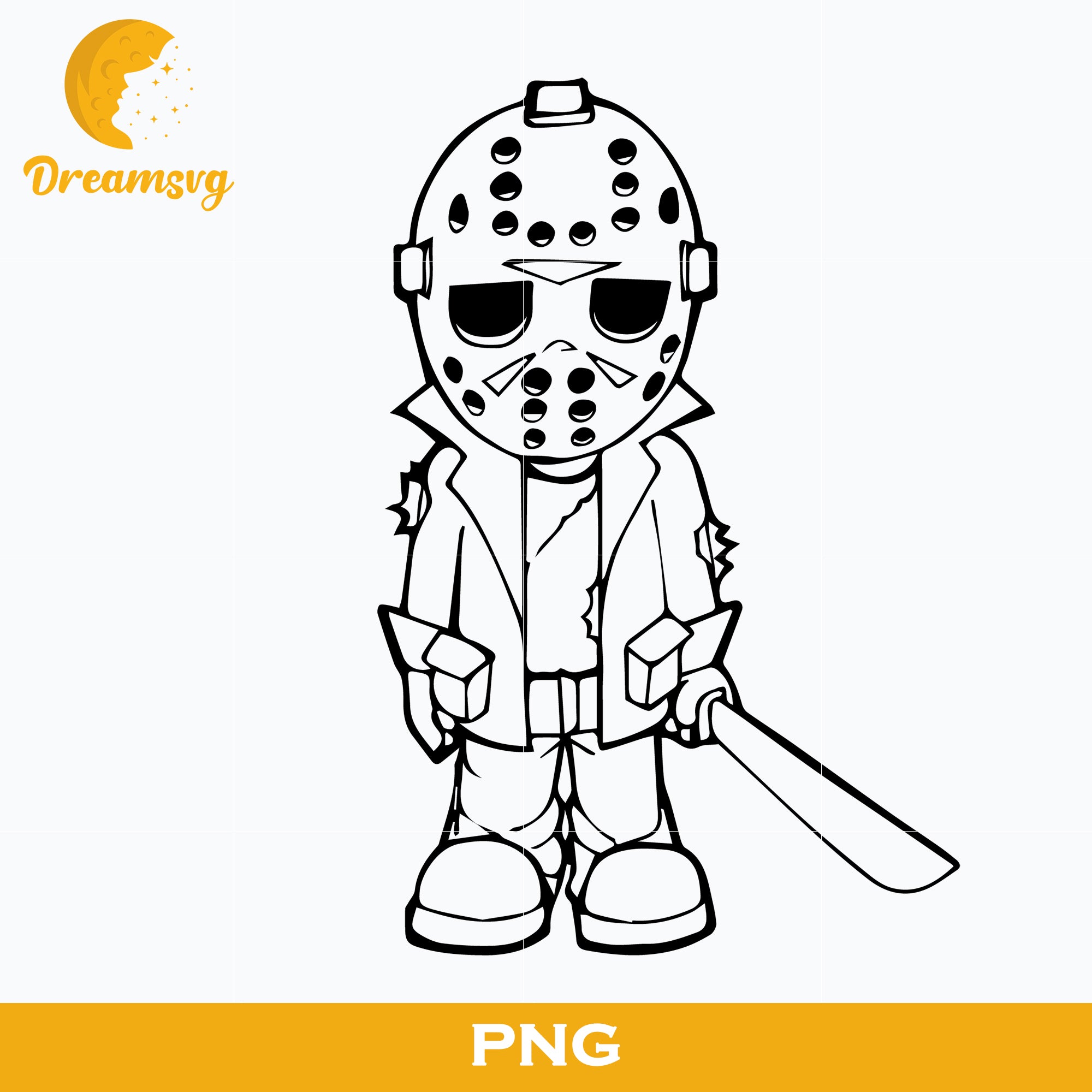 Jason Voorhess PNG, Jason Voorhess Halloween, Scary Halloween, Horror Characters, Halloween svg, png digital file.