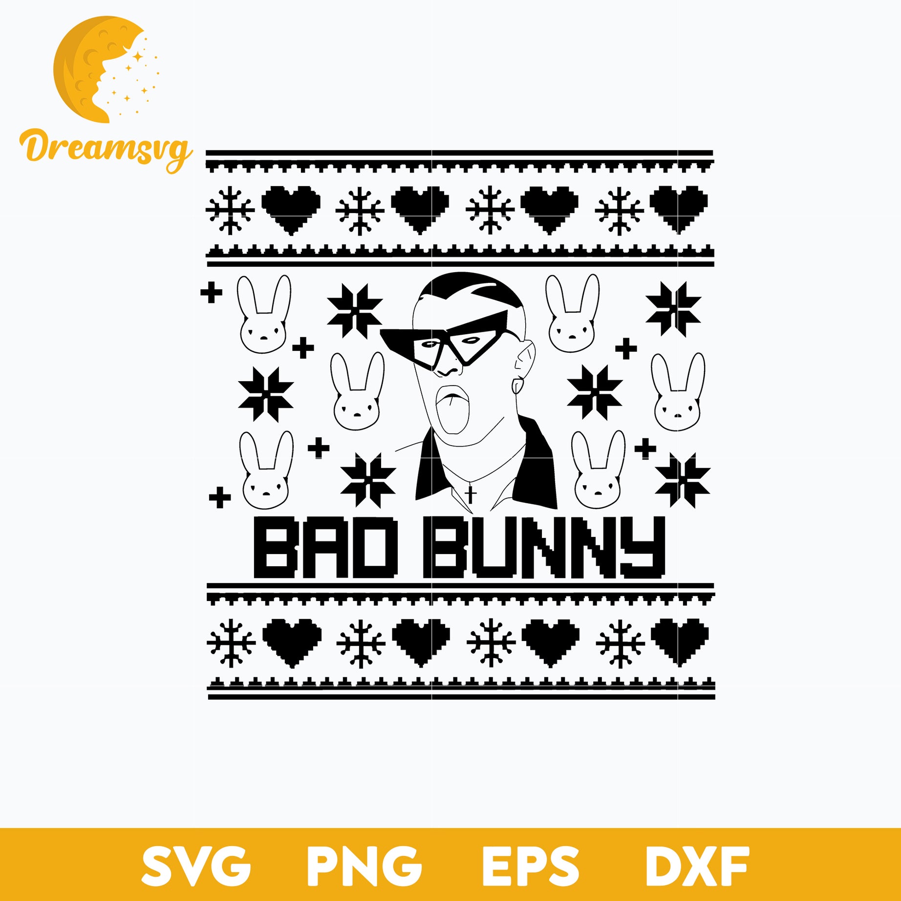 Bad Bunny SVG