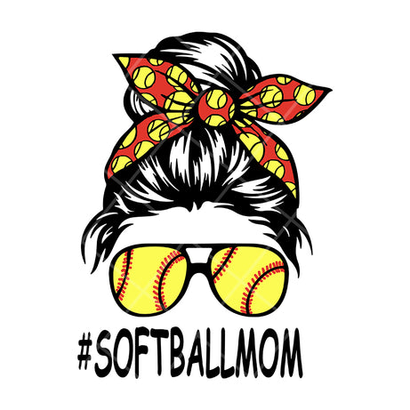 Softballmom svg, Mother's day svg, eps, png, dxf digital file MTD03042120