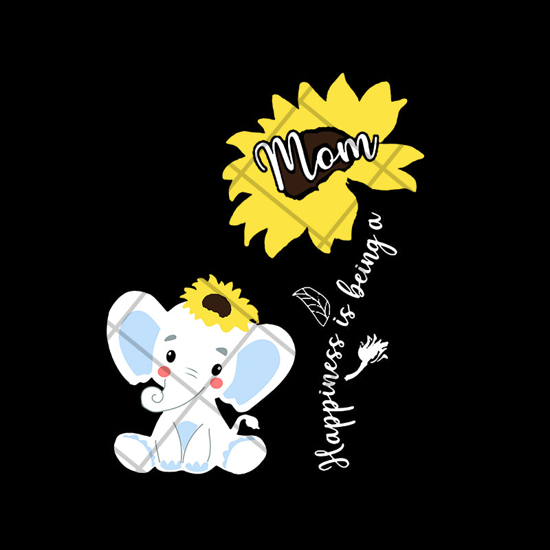 Happiess is being a mom svg, Mother's day svg, eps, png, dxf digital file MTD03042110