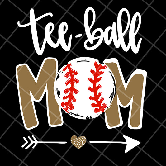 Tee ball mom svg, Mother's day svg, eps, png, dxf digital file MTD15042116