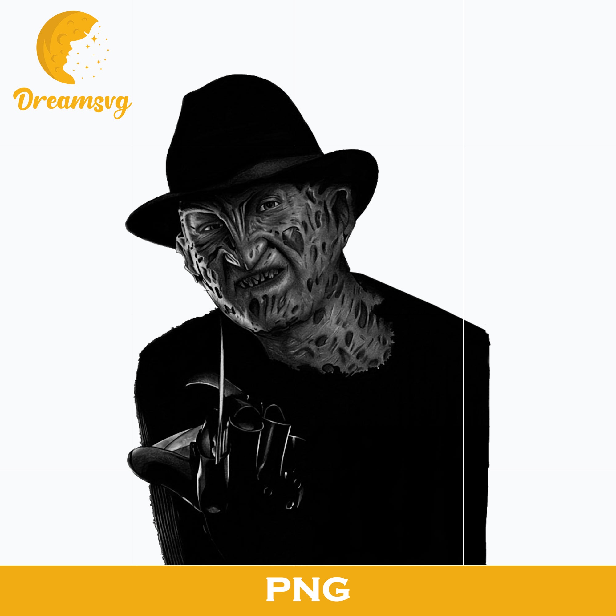 Freddy Krueger PNG, Freddy Krueger Halloween, Scary Halloween, Horror Characters, Halloween svg, png digital file.