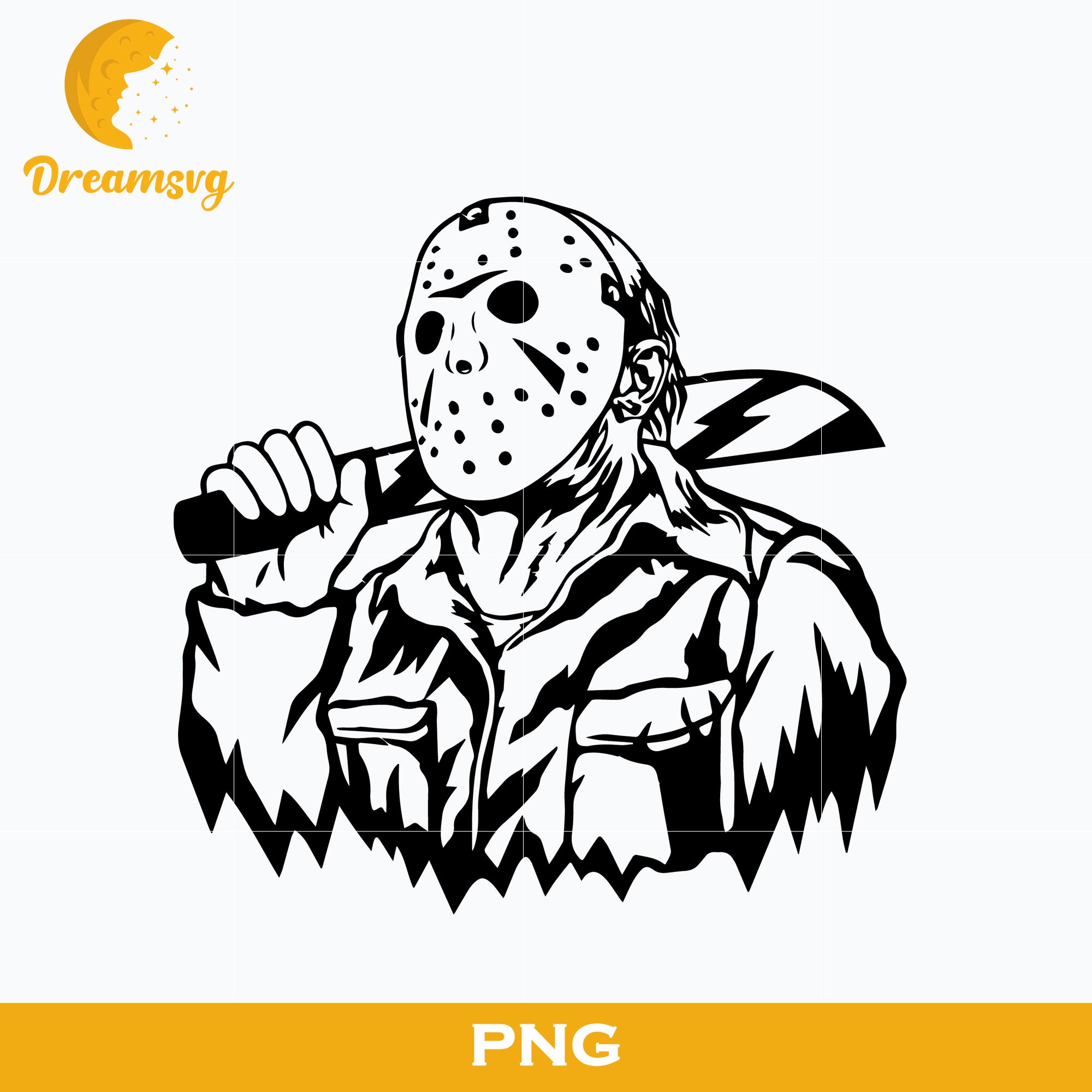 Jason Voorhess PNG, Jason Voorhess Halloween, Scary Halloween, Horror Characters, Halloween svg, png digital file.
