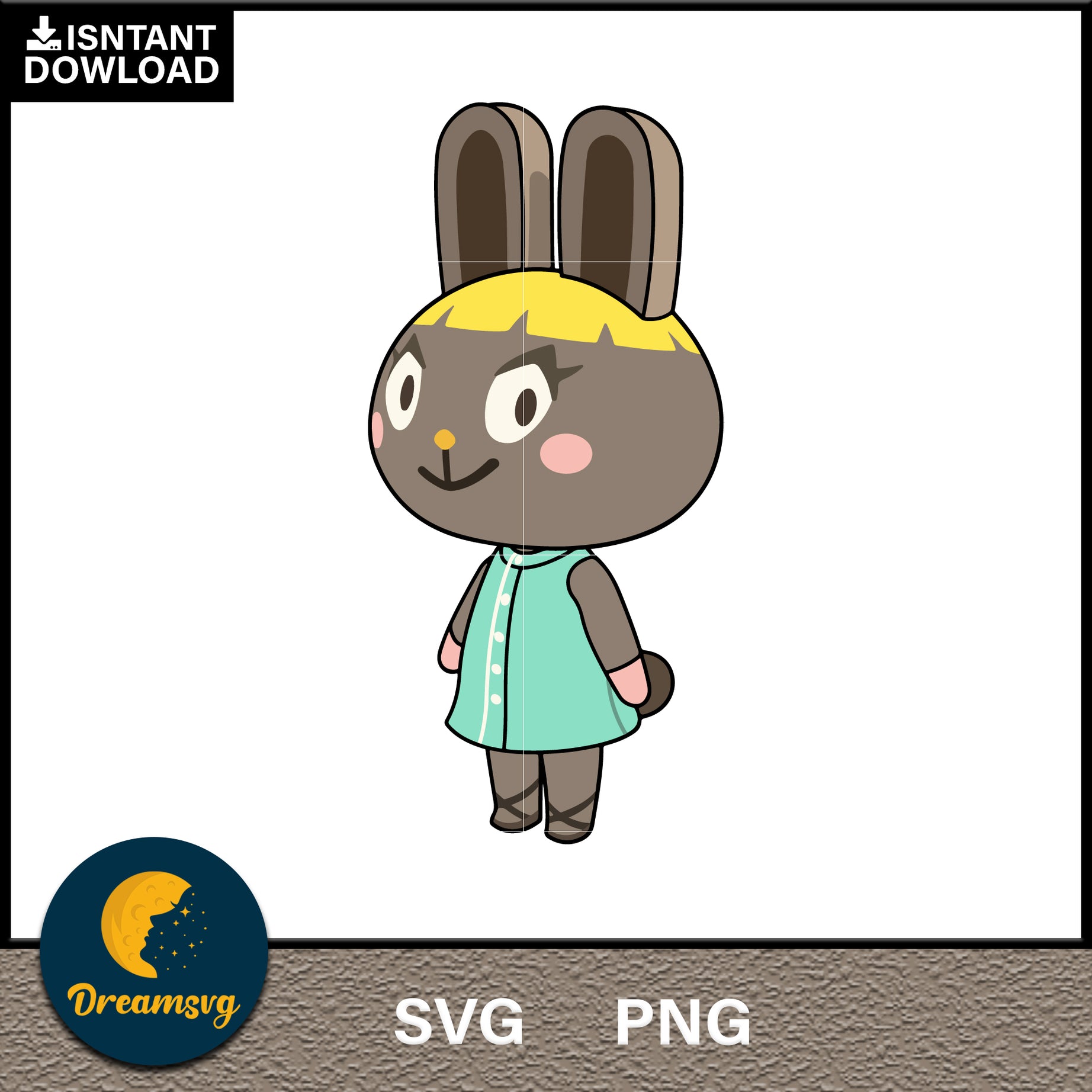 Bonbon Animal Crossing Svg, Animal Crossing Svg, Animal Crossing Png, Cartoon svg, svg, png digital file