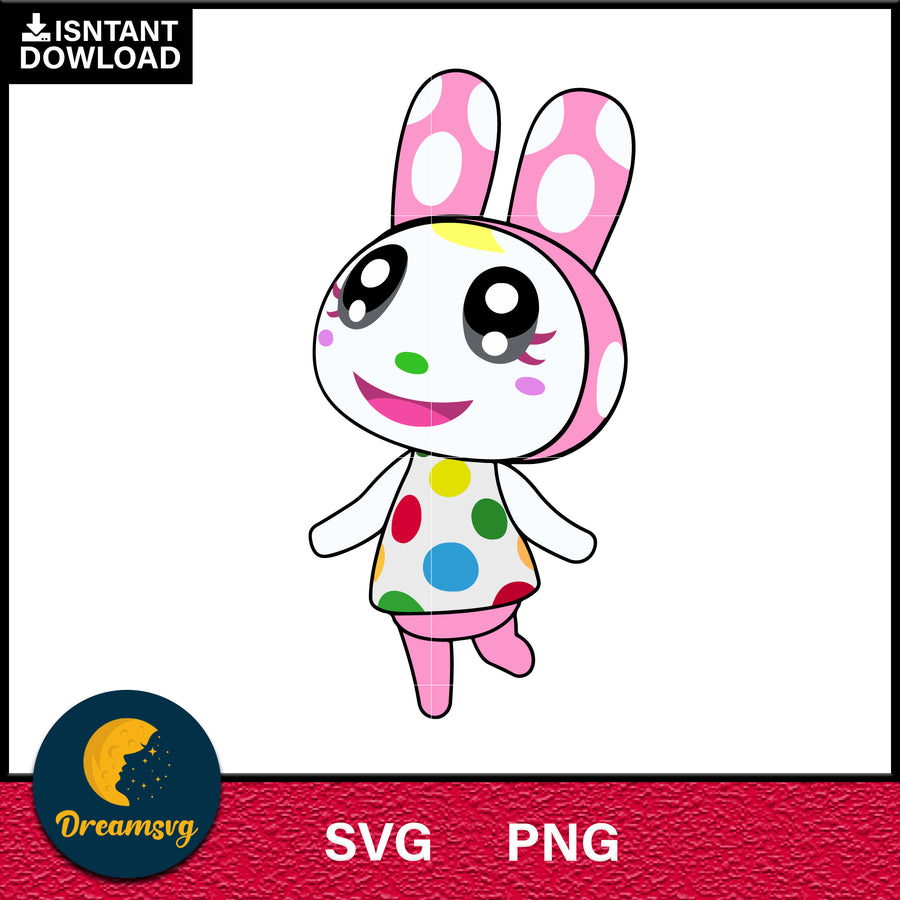 Chrissy Animal Crossing Svg, Animal Crossing Svg, Animal Crossing Png, Cartoon svg, svg, png digital file