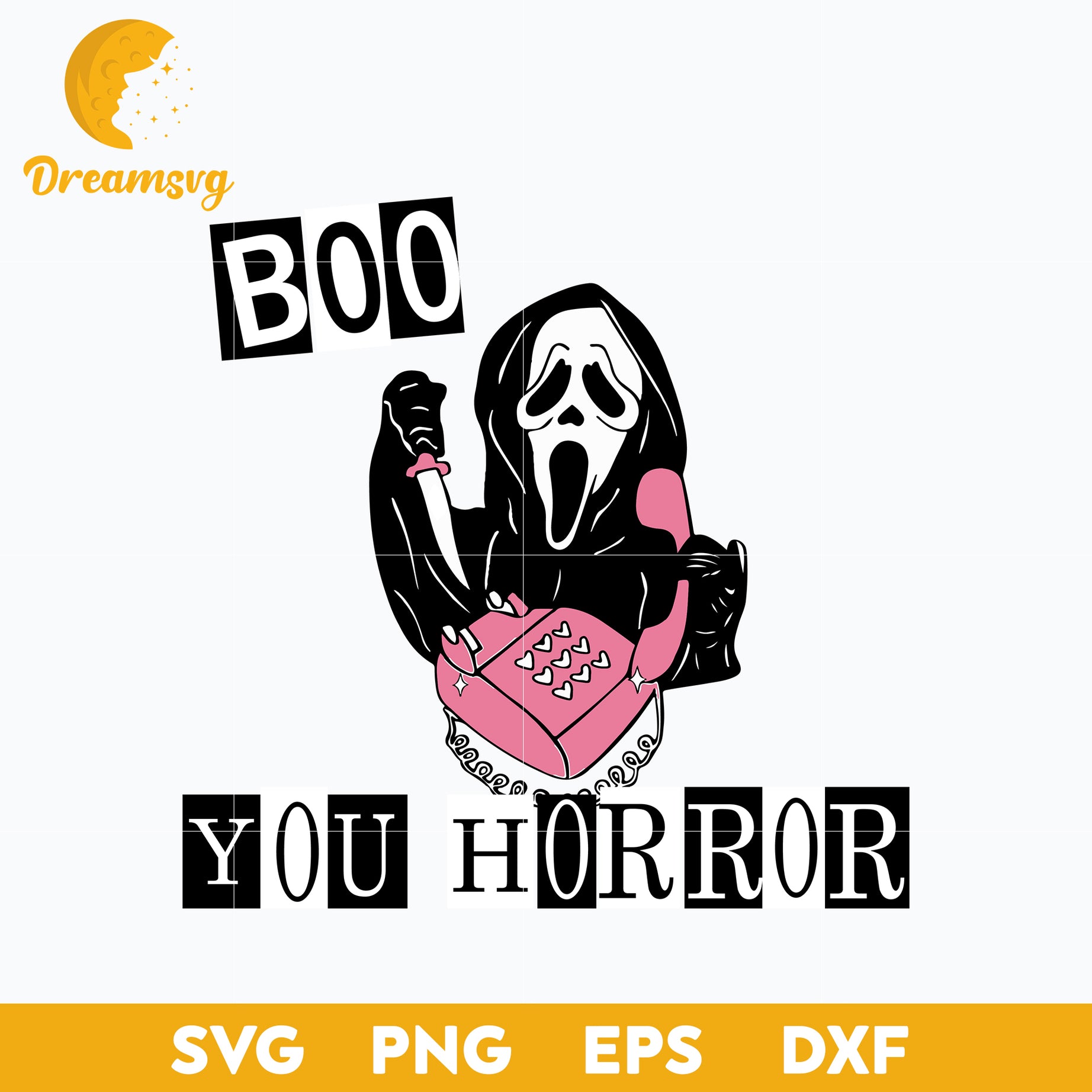 Boo You Whore Svg