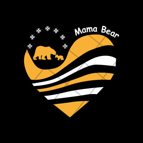 Mama bear svg, Mother's day svg, eps, png, dxf digital file MTD02042119