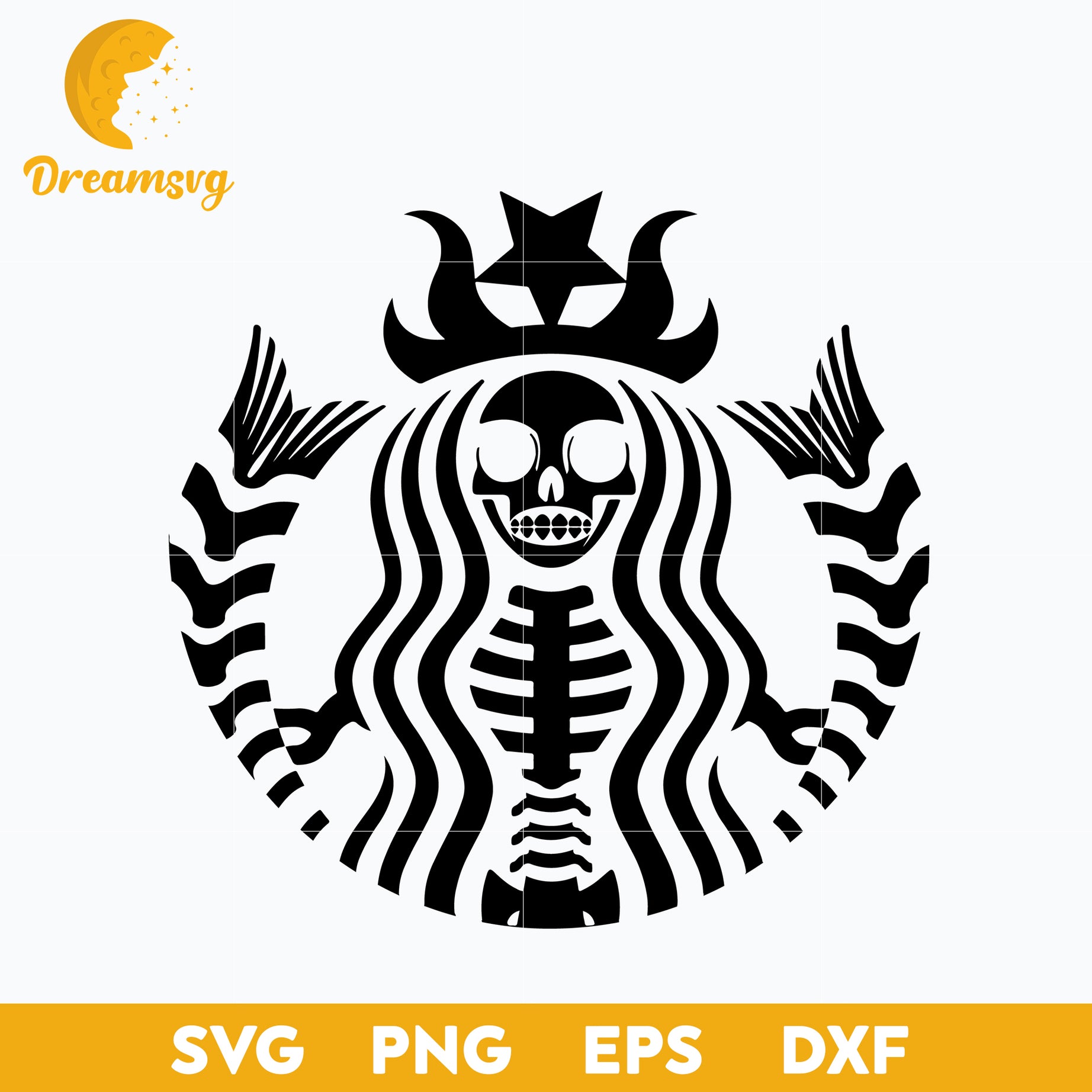Logo Starbucks Halloween Svg, Starbucks Halloween Svg, Logo Halloween, Halloween Svg, png, dxf, eps digital file.