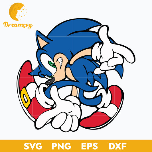 The Hedgehog Svg, Sonic Svg, Sonic Head Svg, Face Svg, Characters SVG, Cut files for Cricut, Cartoon svg, png, dxf, eps file.