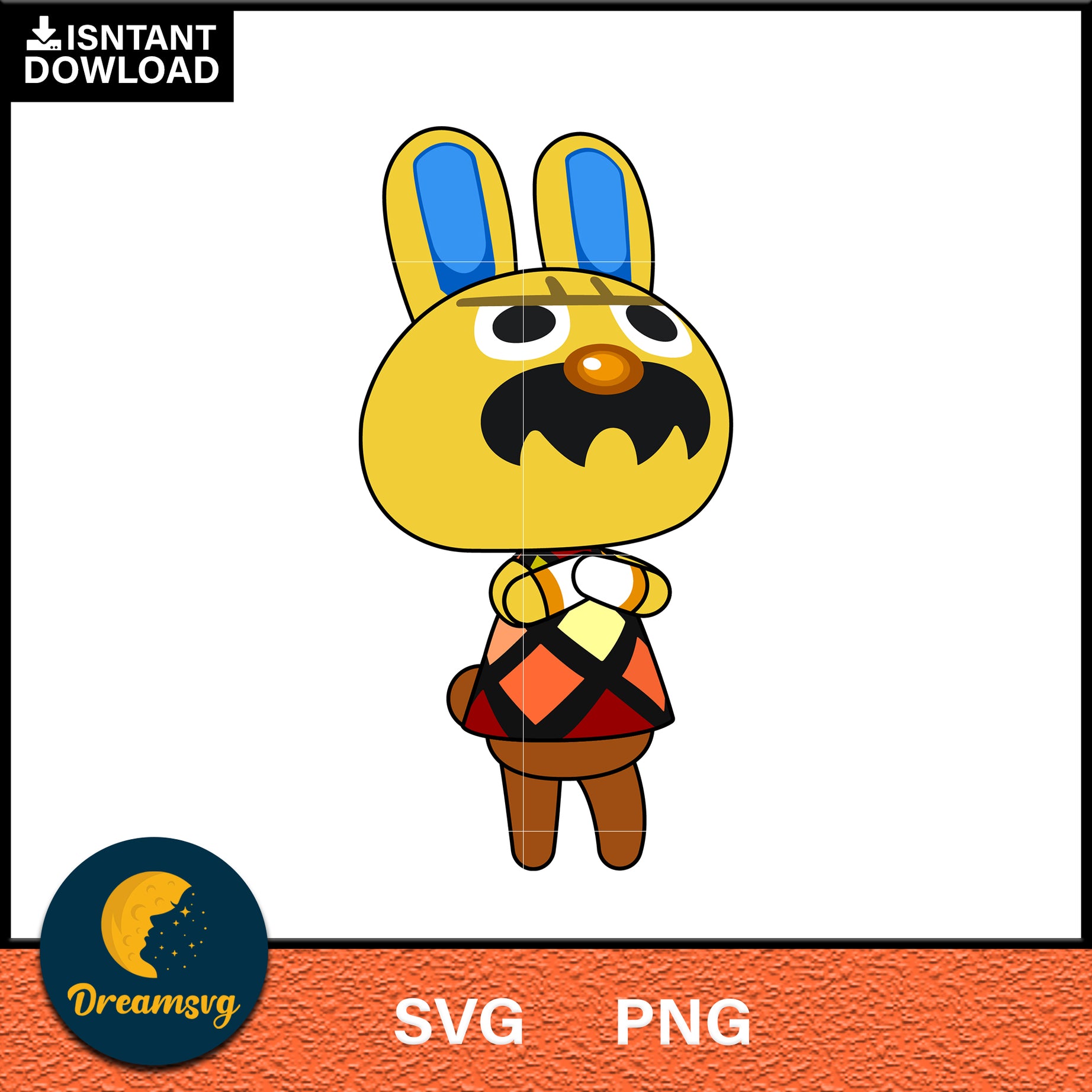 Gaston Animal Crossing Svg, Animal Crossing Svg, Animal Crossing Png, Cartoon svg, svg, png digital file
