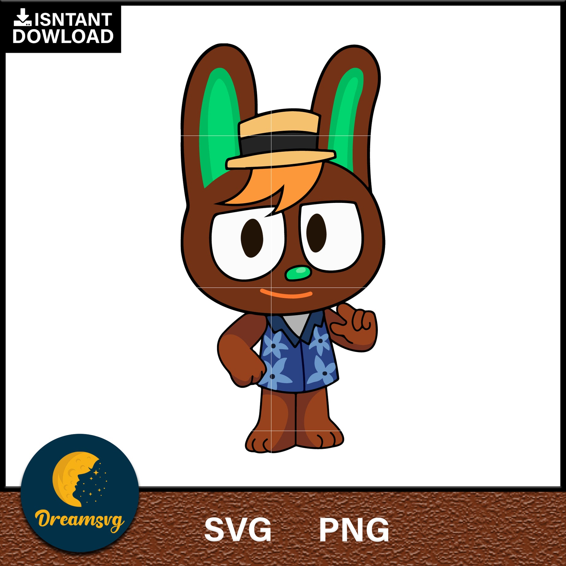 OHare Animal Crossing Svg, Animal Crossing Svg, Animal Crossing Png, Cartoon svg, svg, png digital file